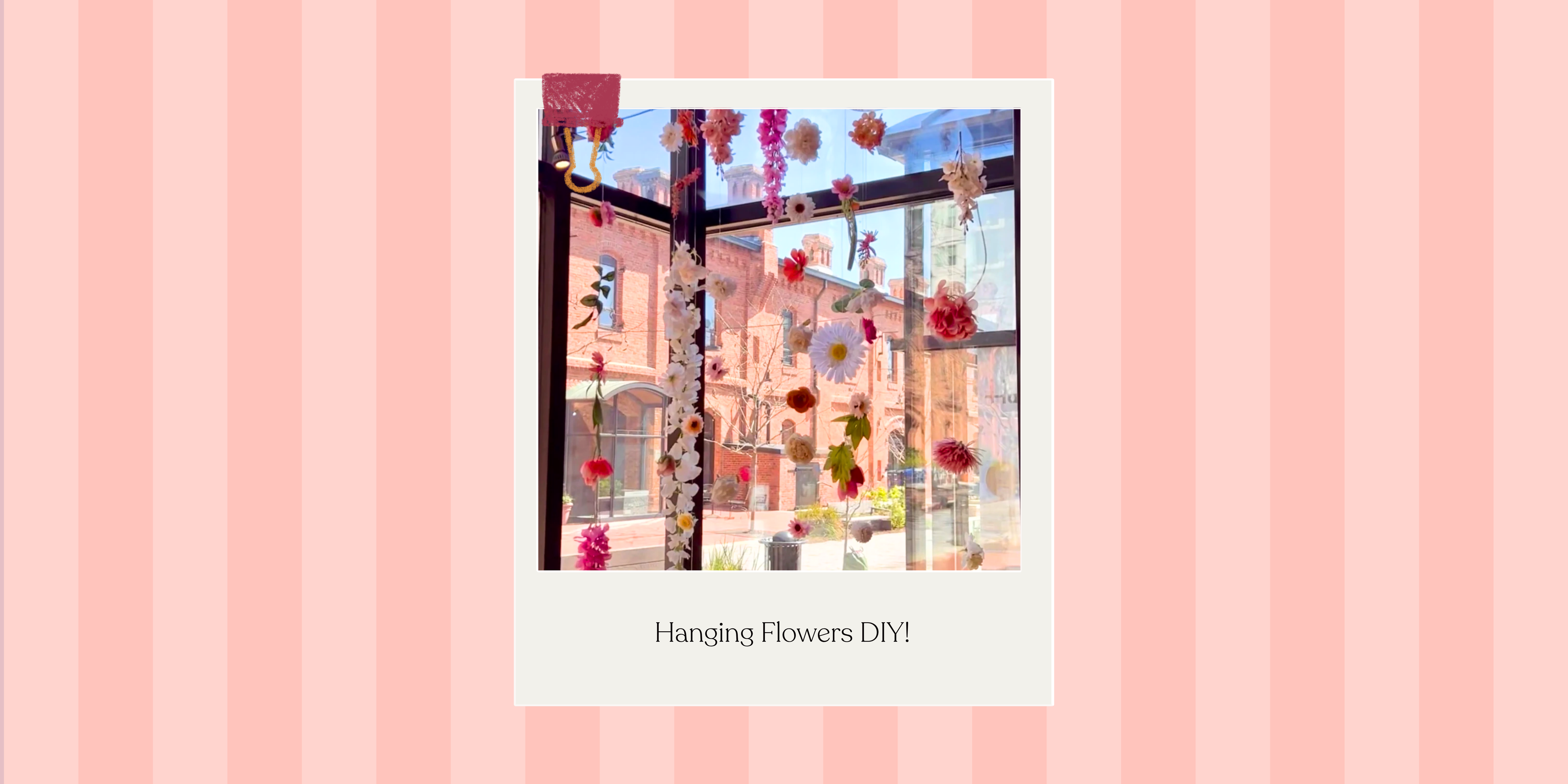 Hanging Flowers DIY