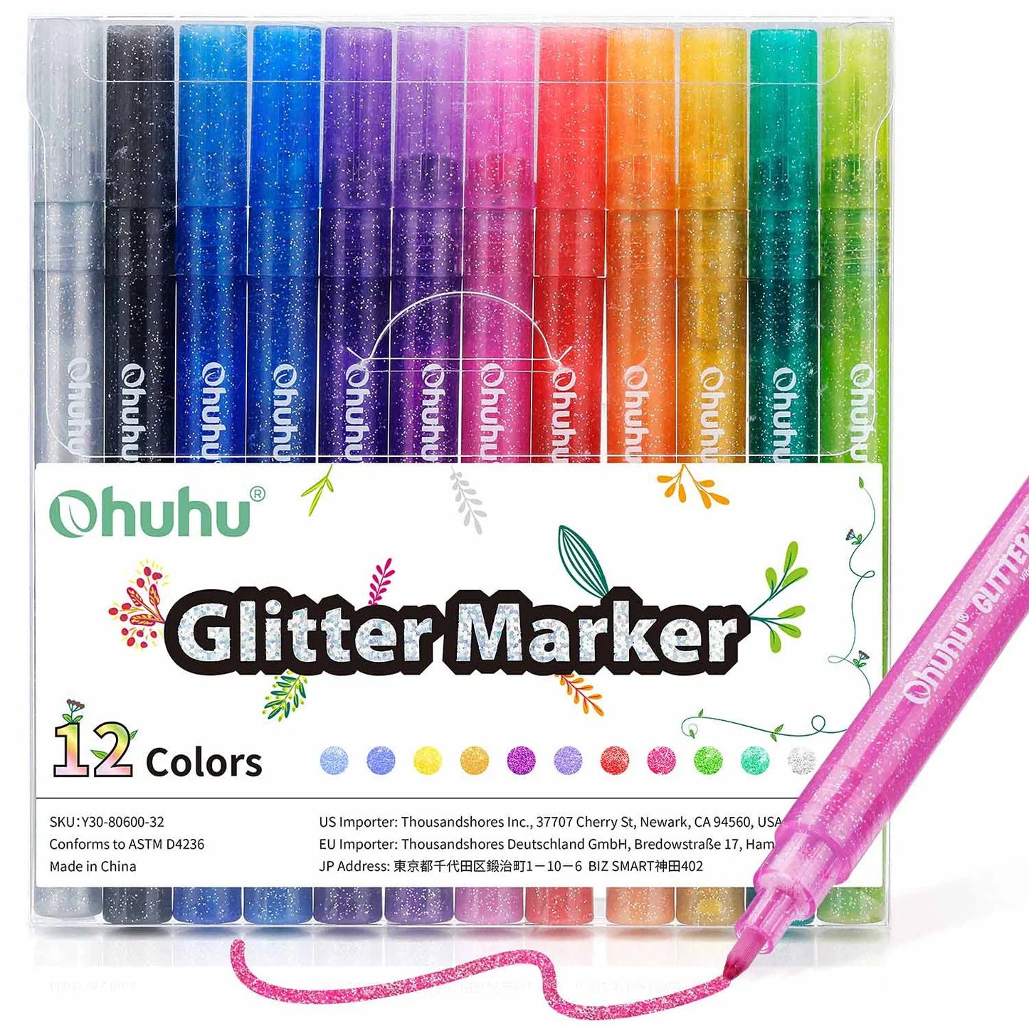 Glitter Metallic Markers