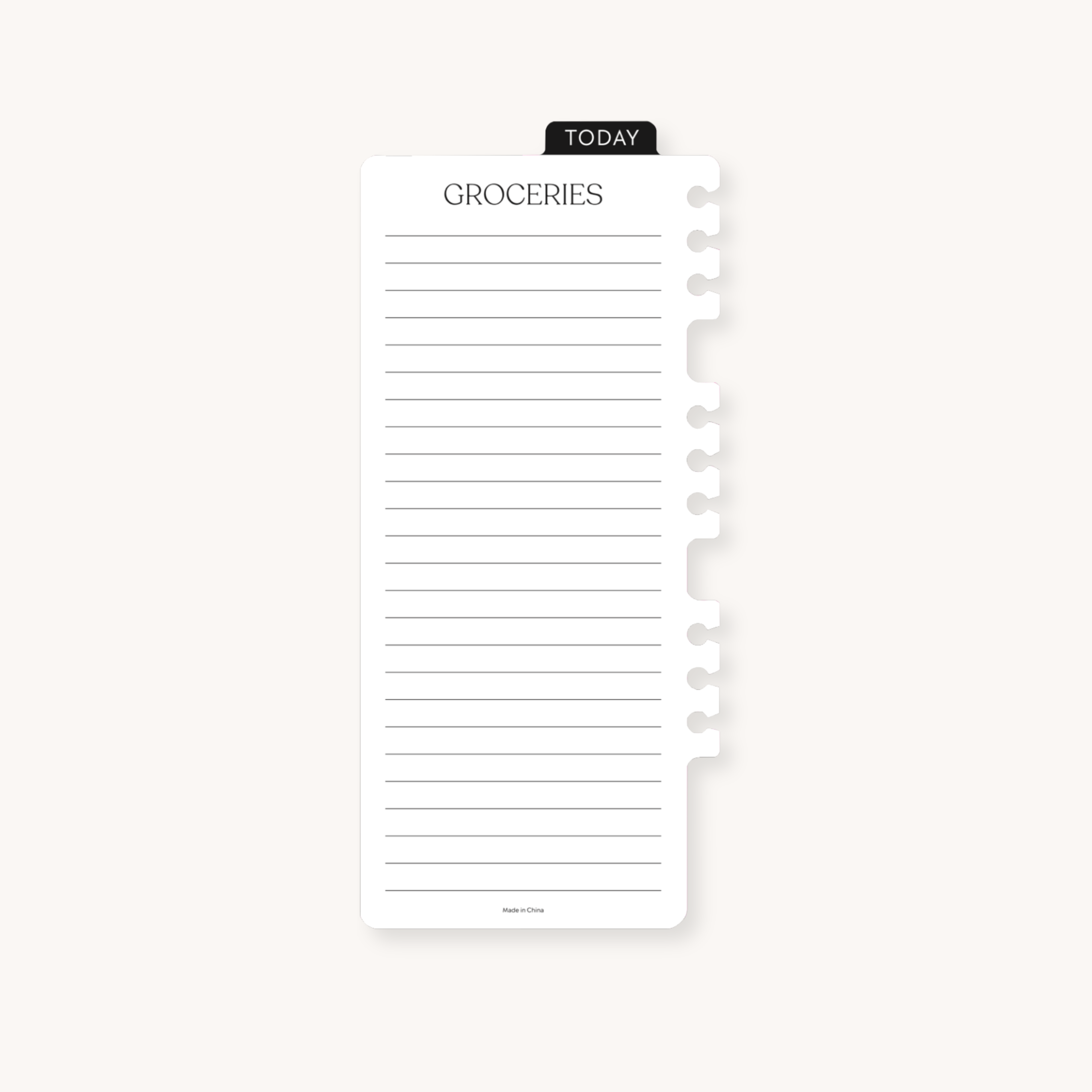 Dry Erase Meal Planner Dashboard