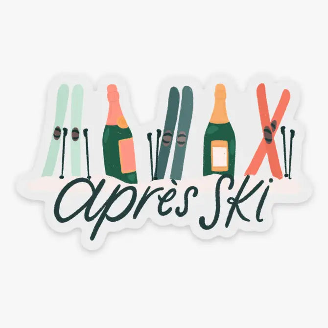 Clear Waterproof Vinyl Sticker 3x1.79"