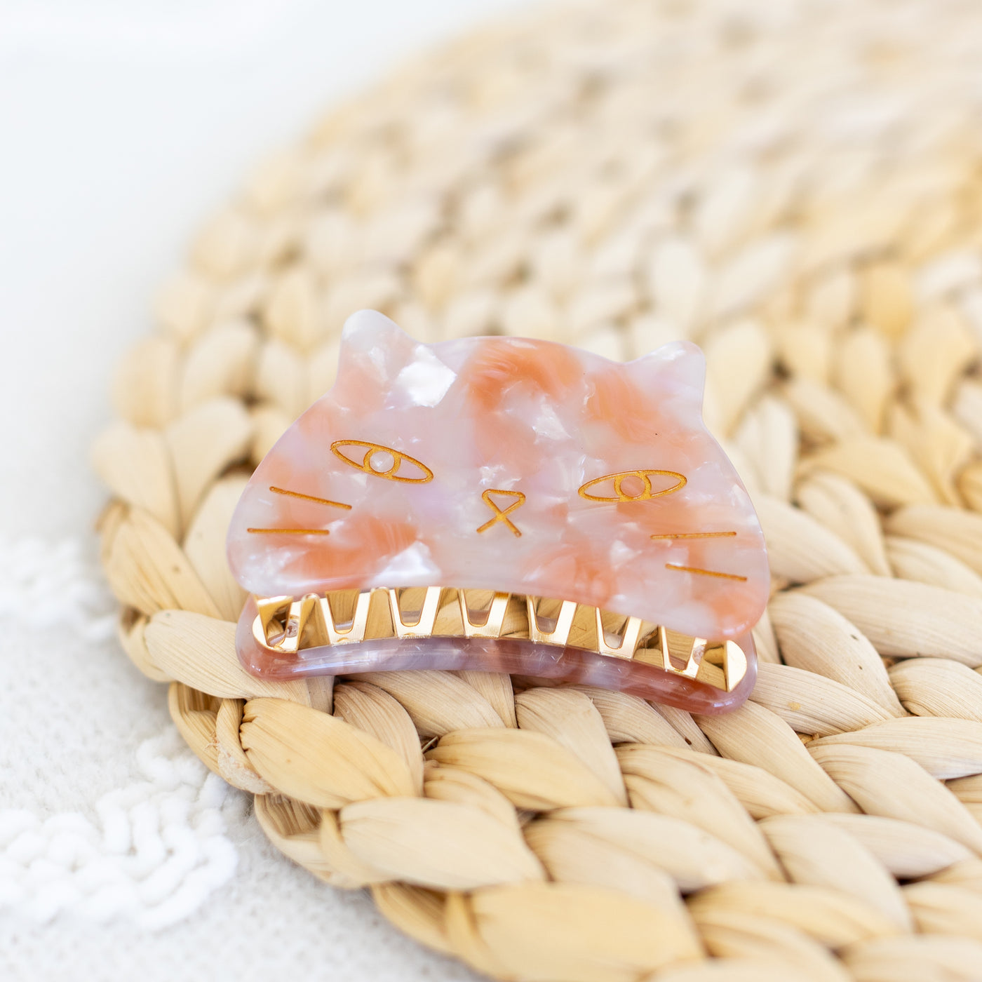 Pink Cat Claw Clip