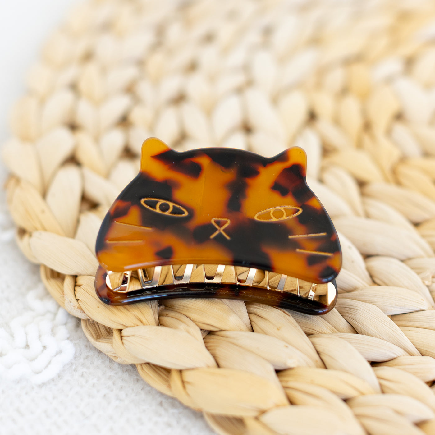 Tortoise Shell Cat Claw Clip