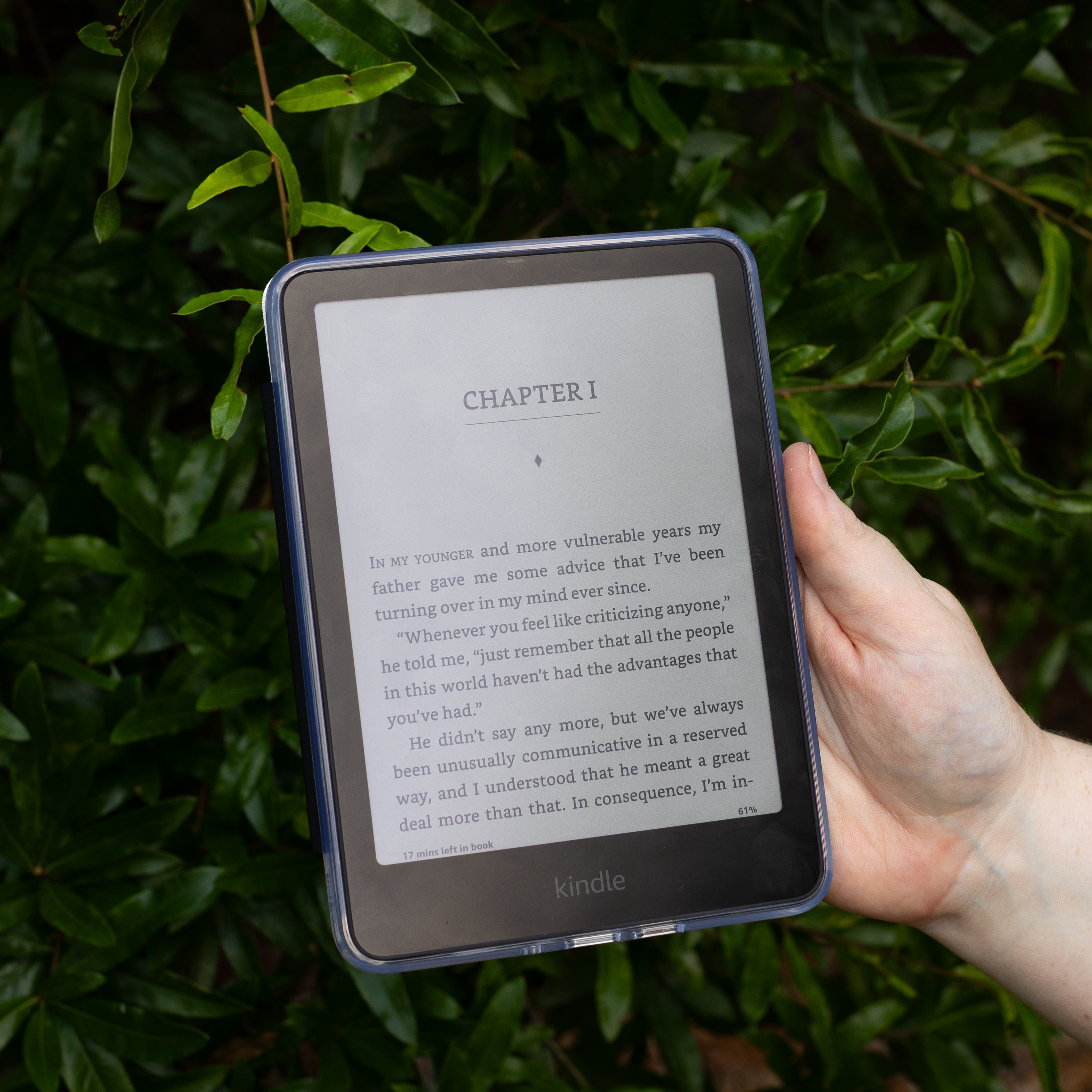 Clear Back Kindle Case Paperwhite (11th Generation) - 6.8” Display