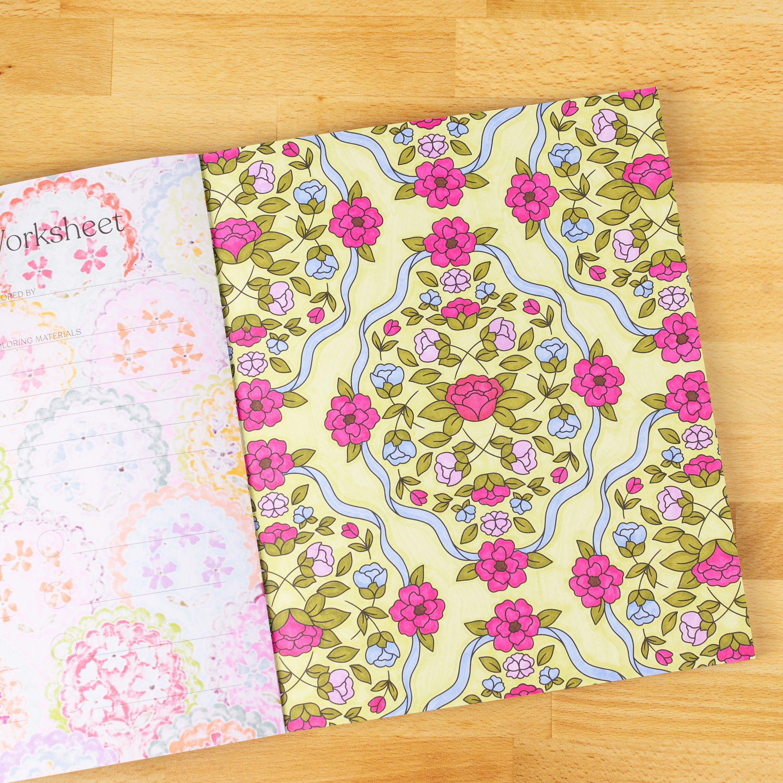 Wallflowers Coloring Book
