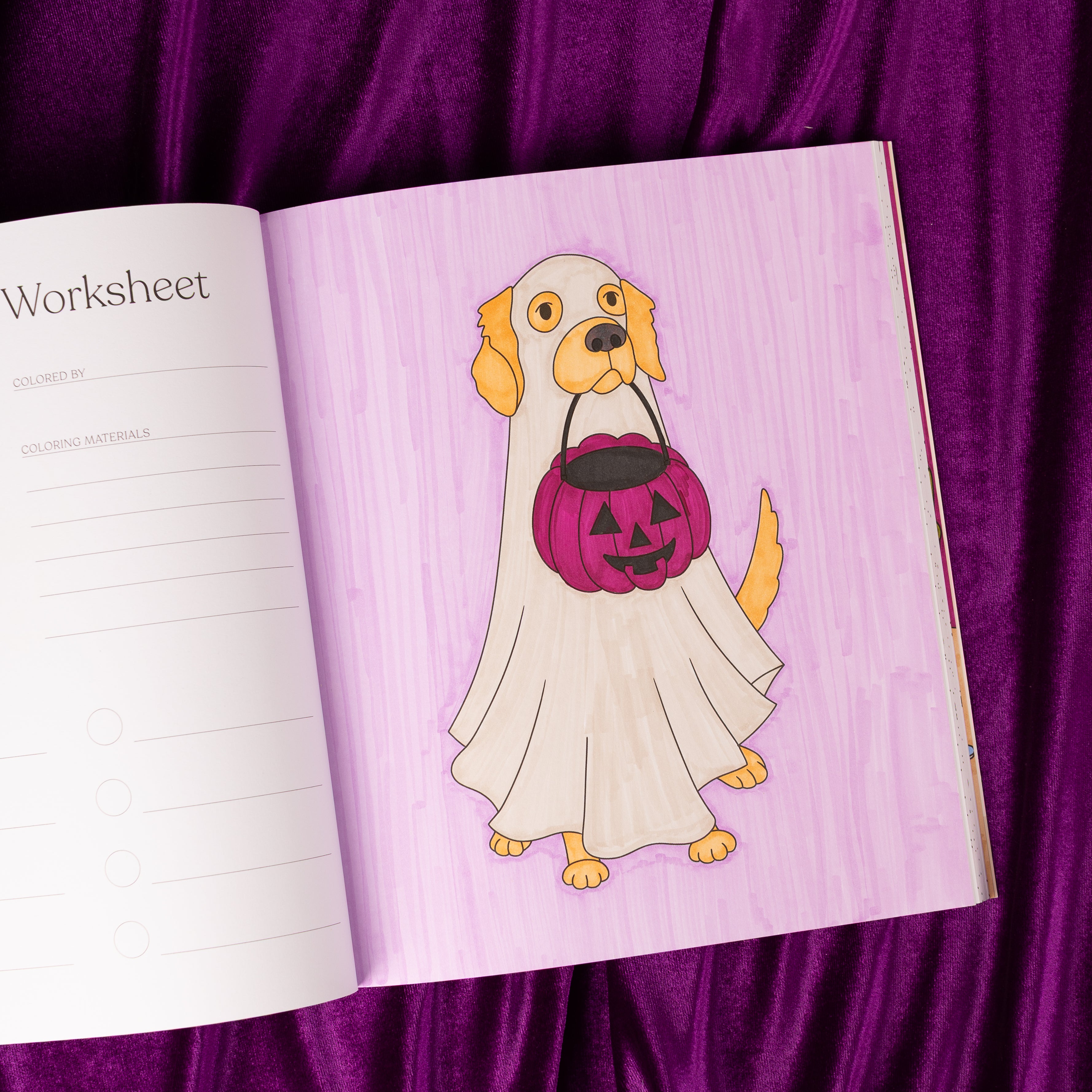Sweet & Spooky Coloring Book