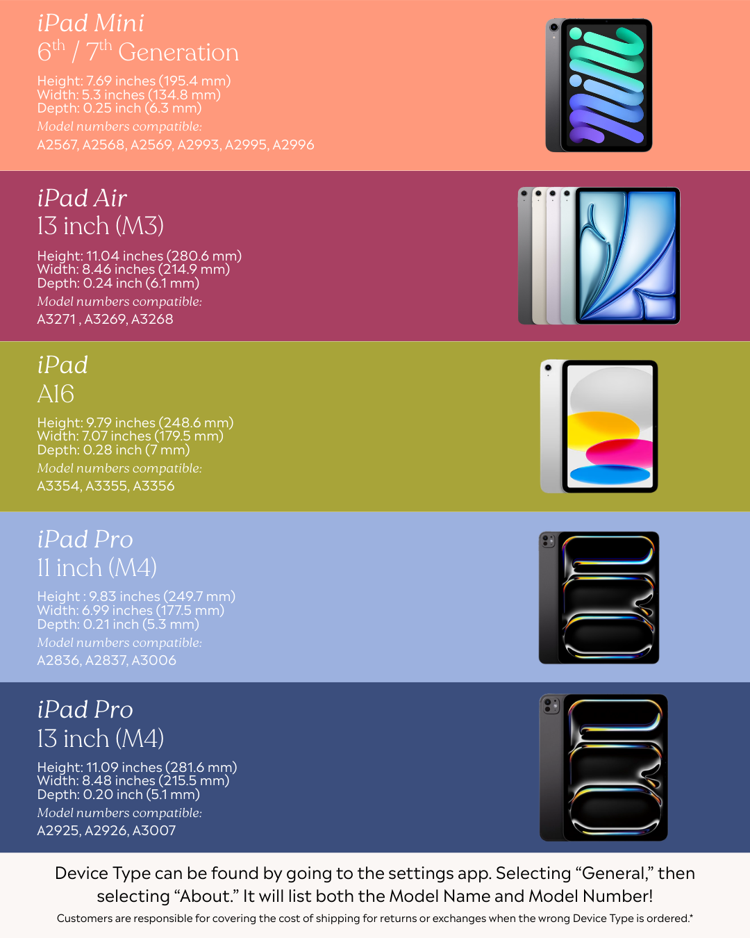 Clear Back iPad Case