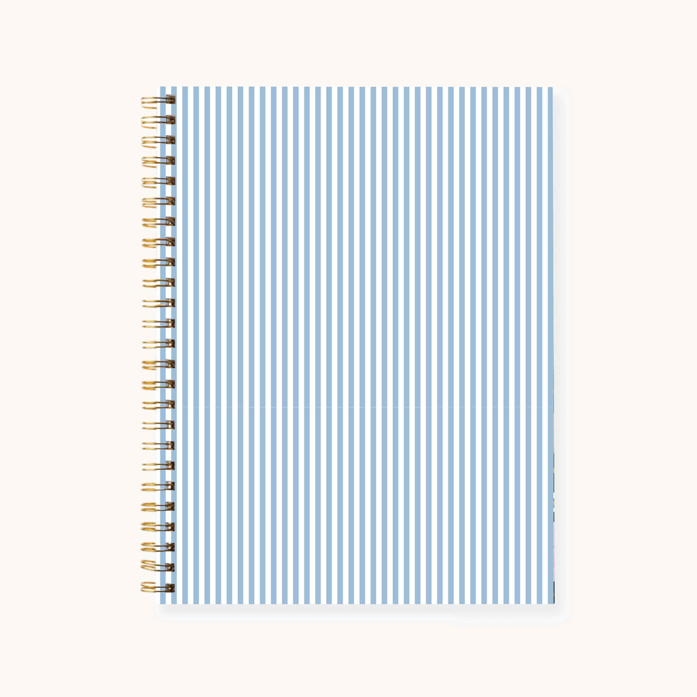 Hardcover Spiral Notebook, 7x9"