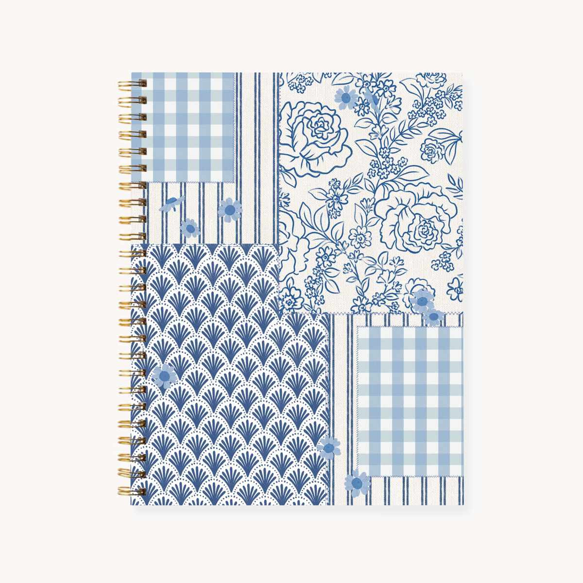 Hardcover Spiral Notebook, 7x9"