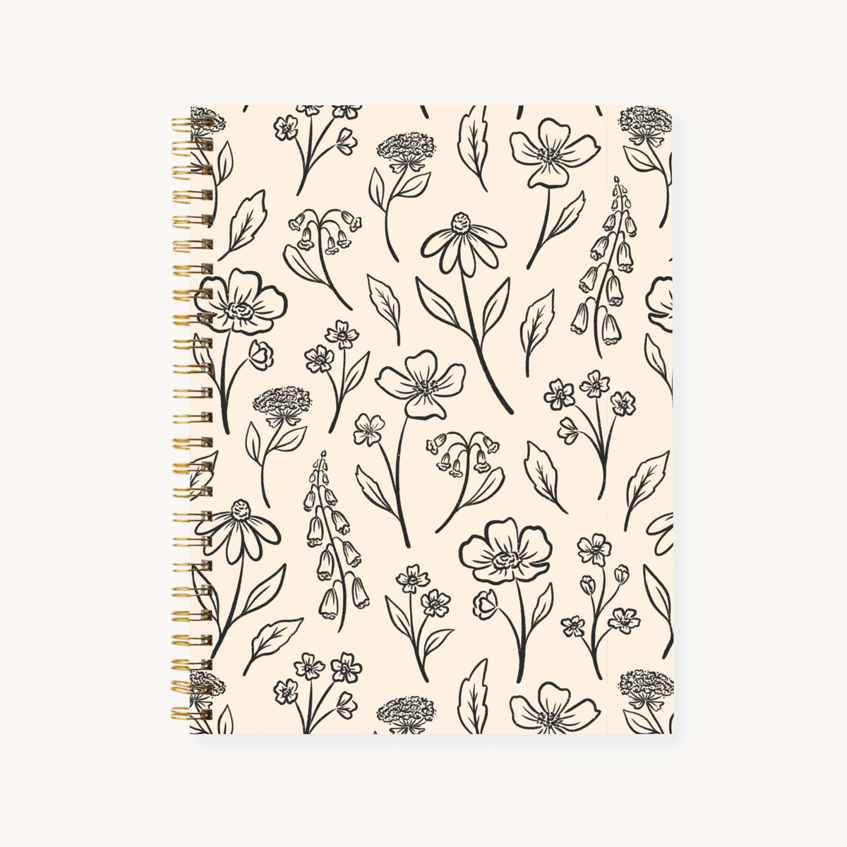 Hardcover Spiral Notebook, 7x9"