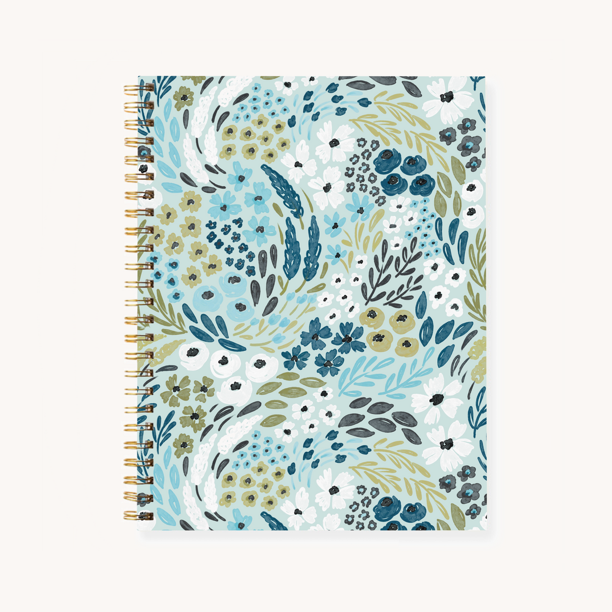 Hardcover Spiral Notebook, 7x9"