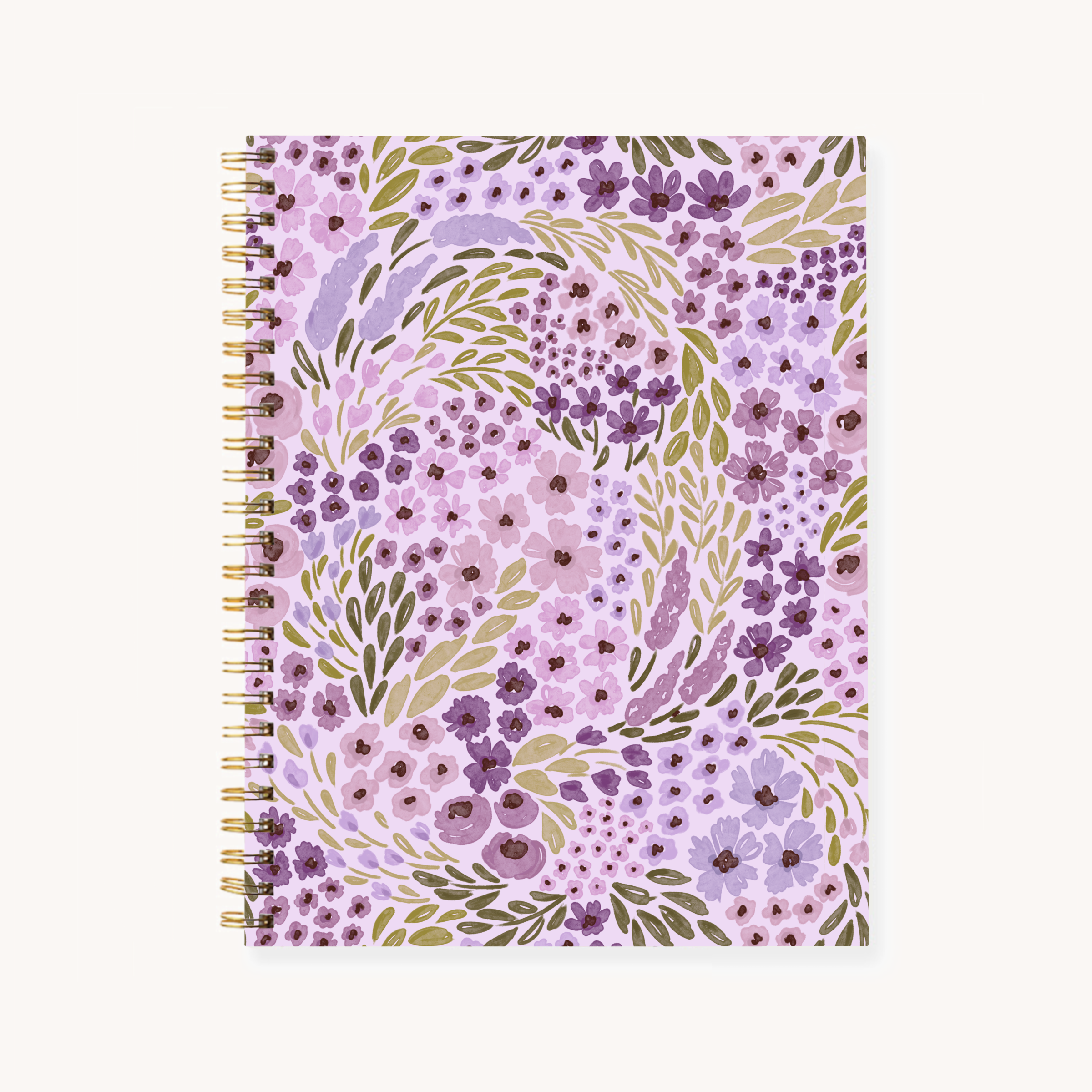 Hardcover Spiral Notebook, 7x9"