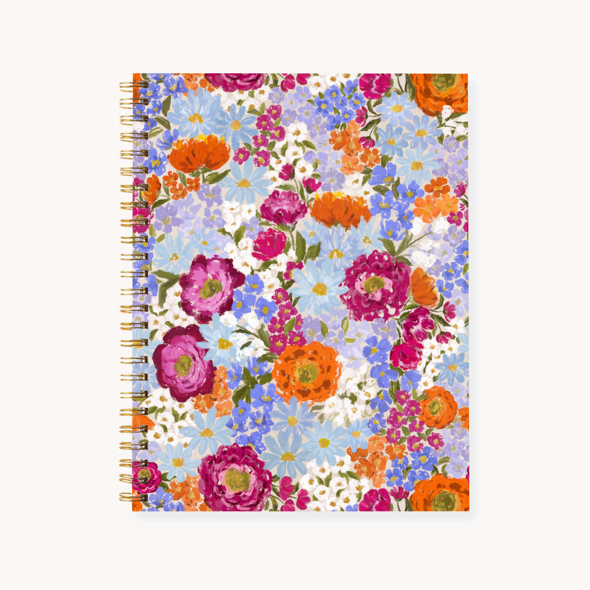 Hardcover Spiral Notebook, 7x9"