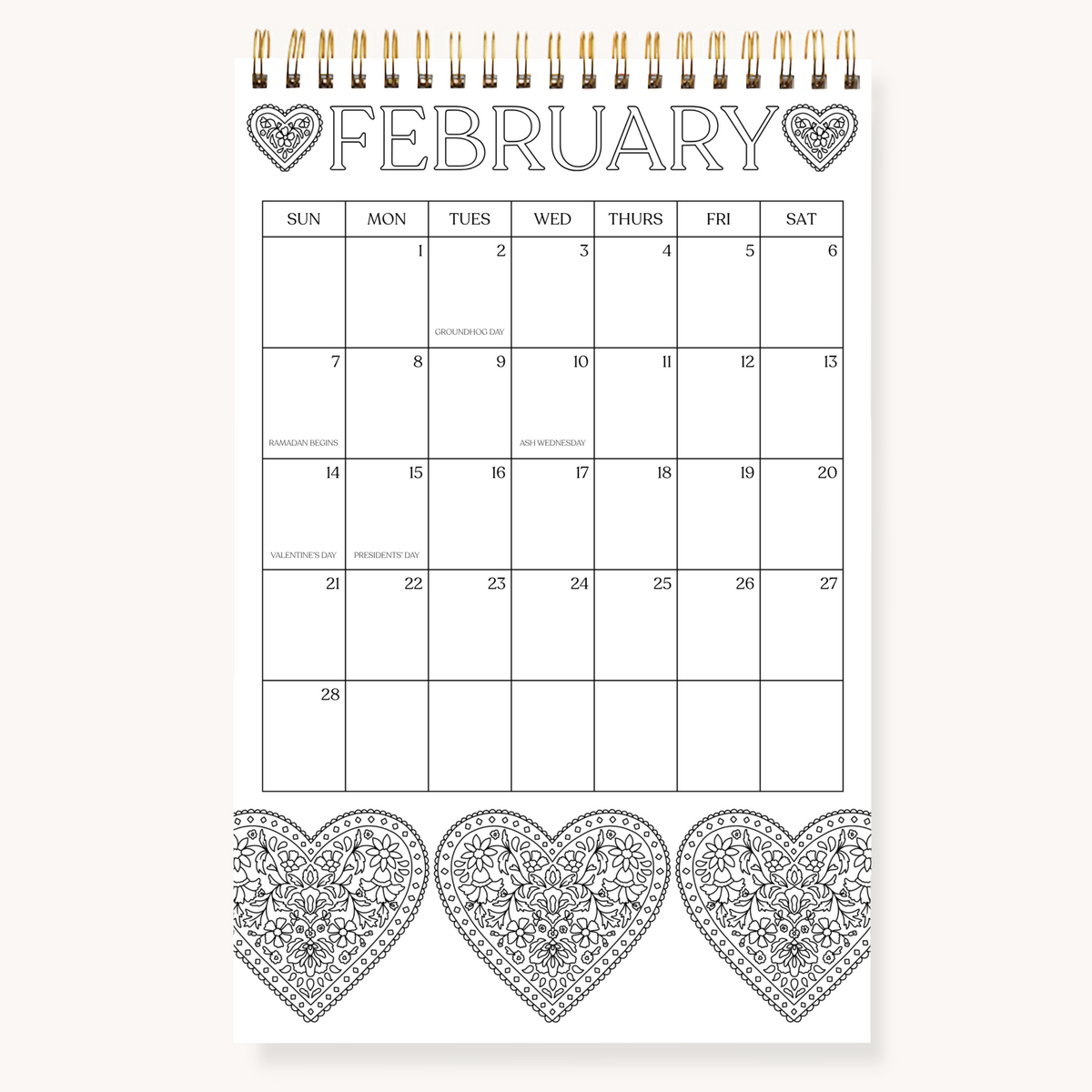2027 Wall Calendar