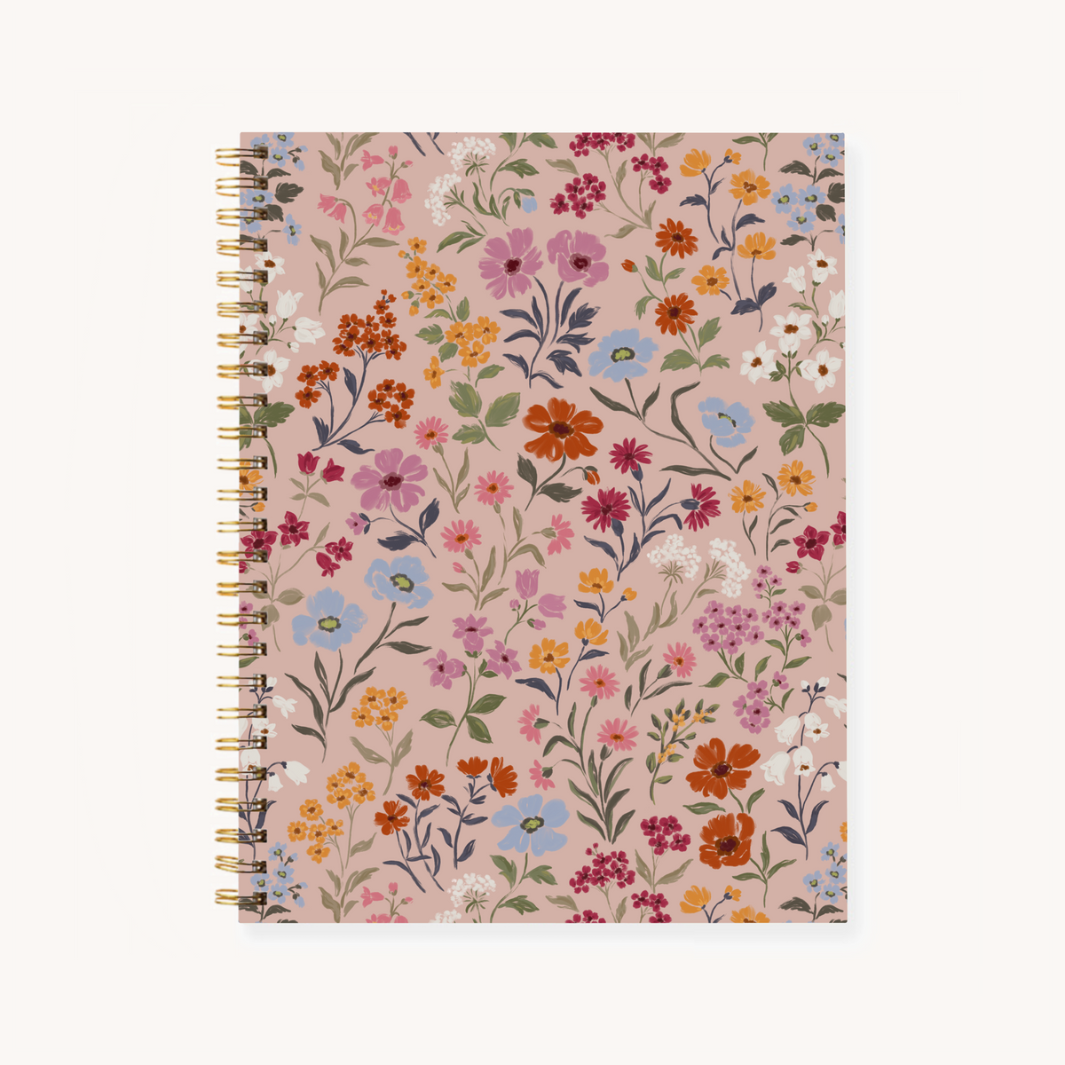 Hardcover Spiral Notebook, 7x9"