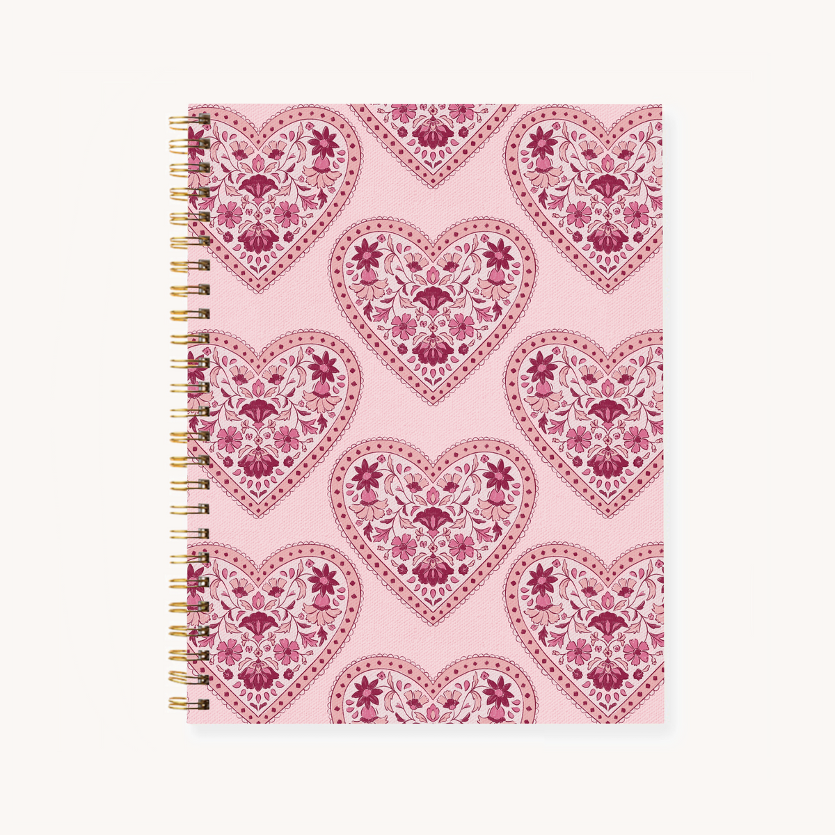 Hardcover Spiral Notebook, 7x9"