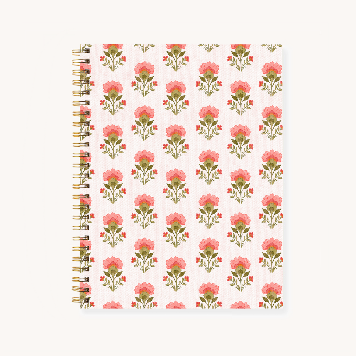 Hardcover Spiral Notebook, 7x9"