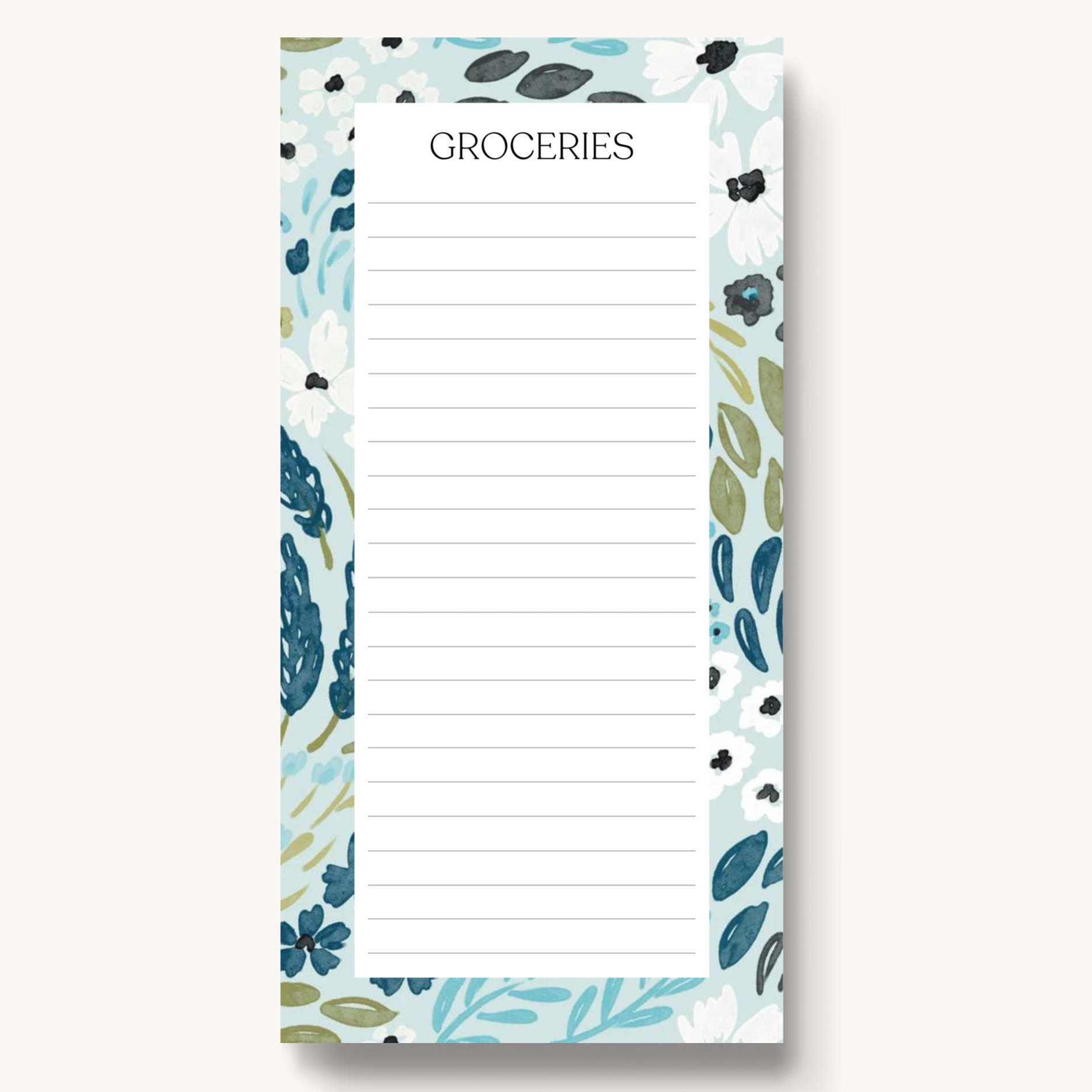 Waterfall Floral Magnetic Grocery List Notepad For Kitchen Elyse waterfall-floral-magnetic-grocery-list-notepad-for-kitchen-elyse