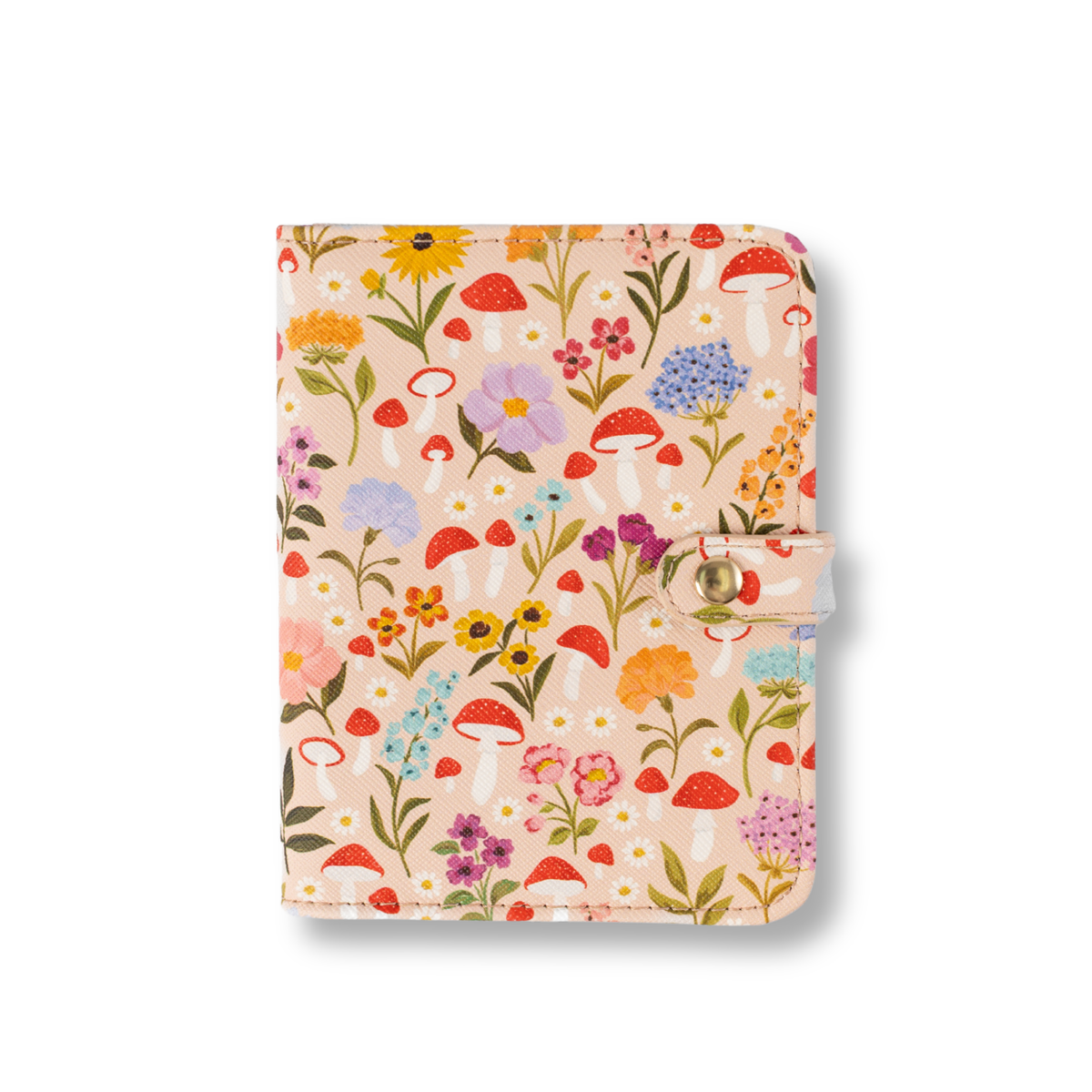 Mushroom Meadows Passport Cover | Faux Leather, Cottage Core