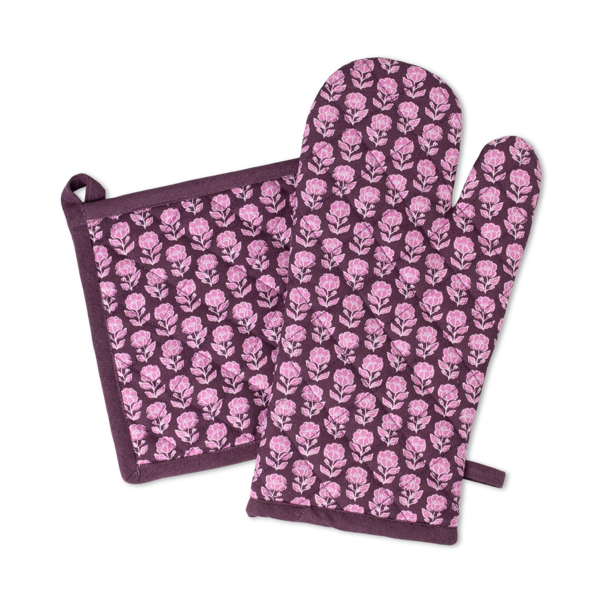 Oven Mitt + Pot Holder Set