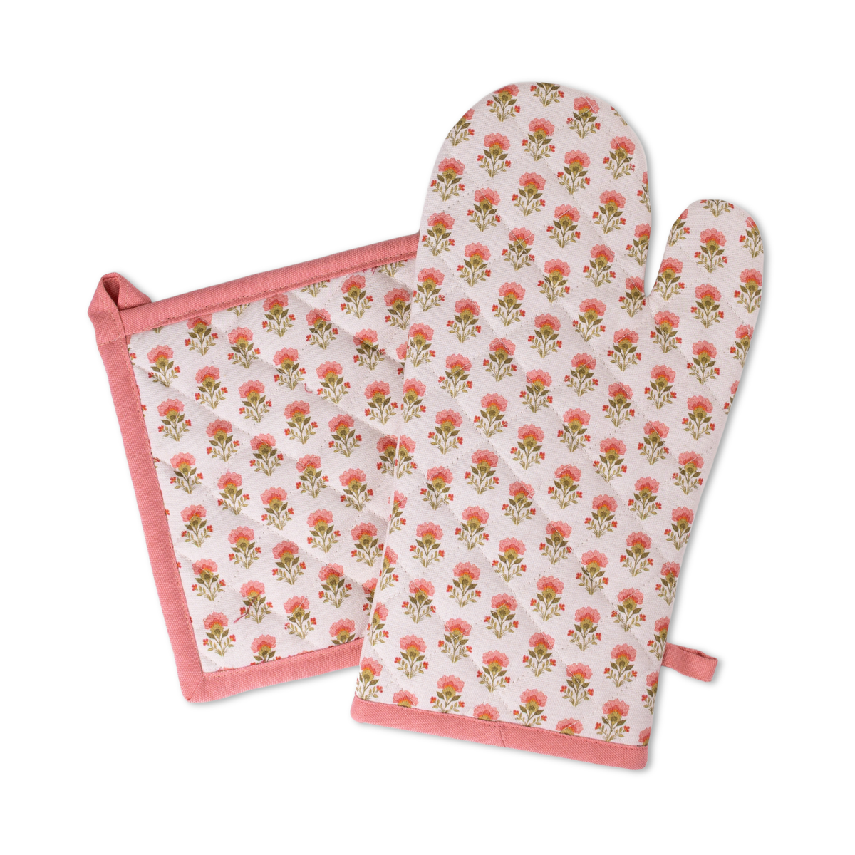 Oven Mitt + Pot Holder Set