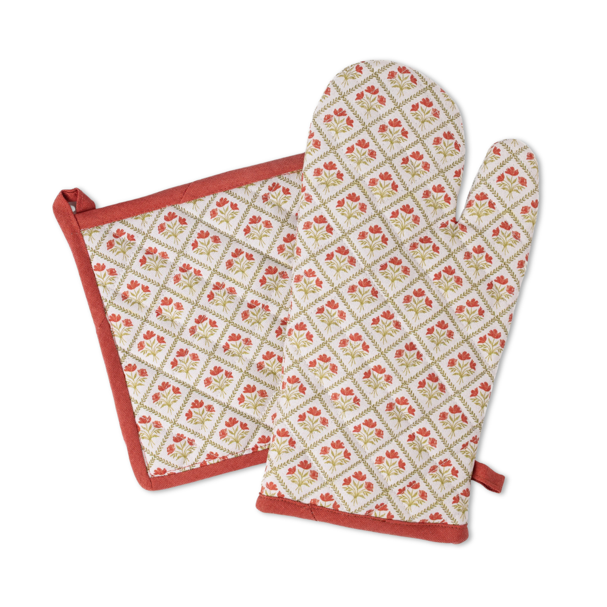 Oven Mitt + Pot Holder Set