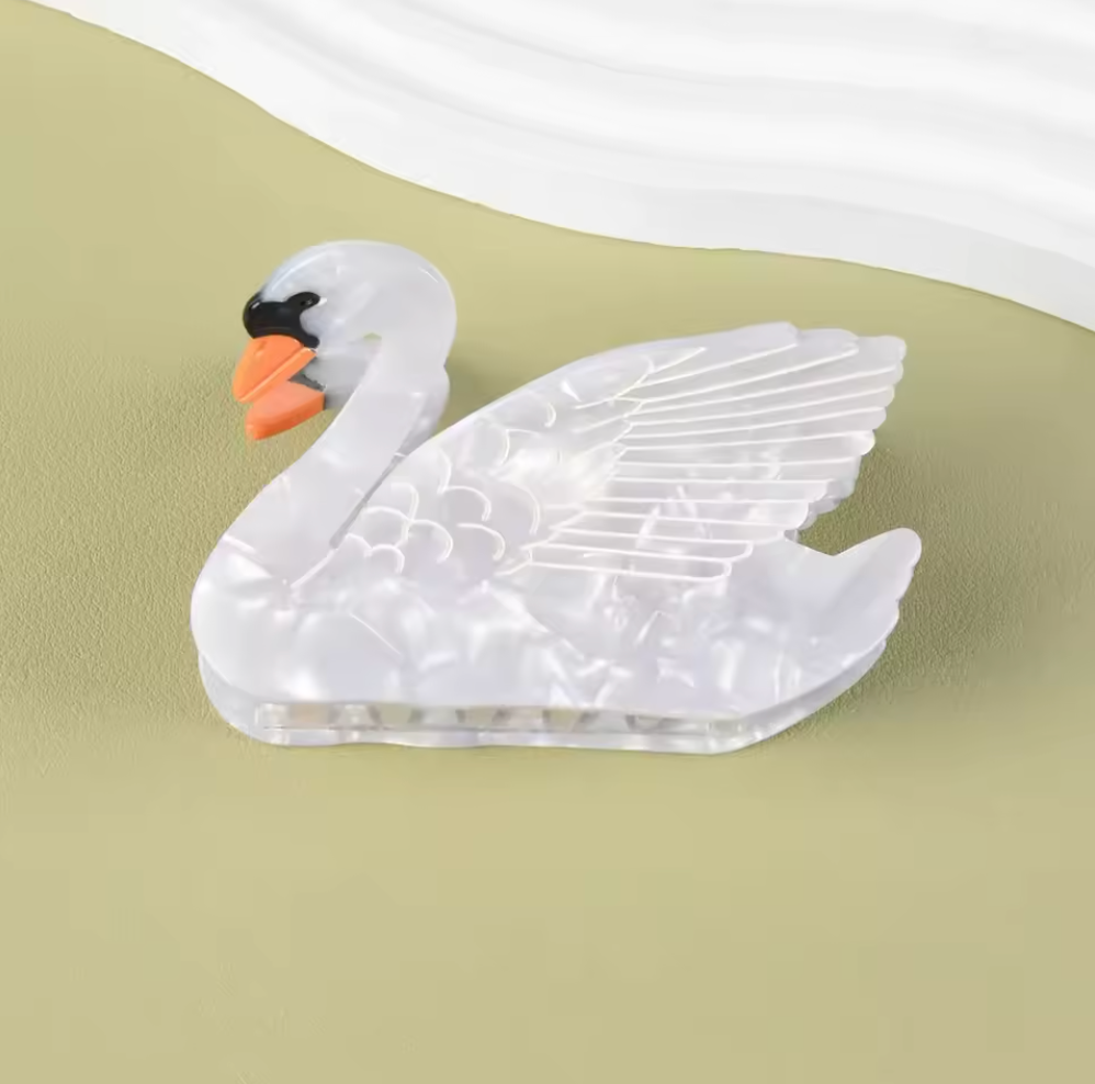 Swan Claw Clip