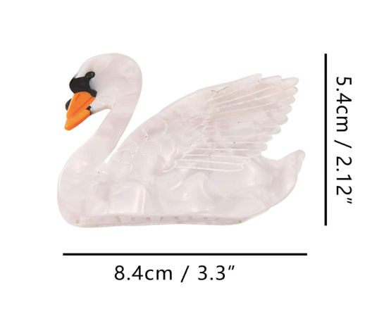 Swan Claw Clip
