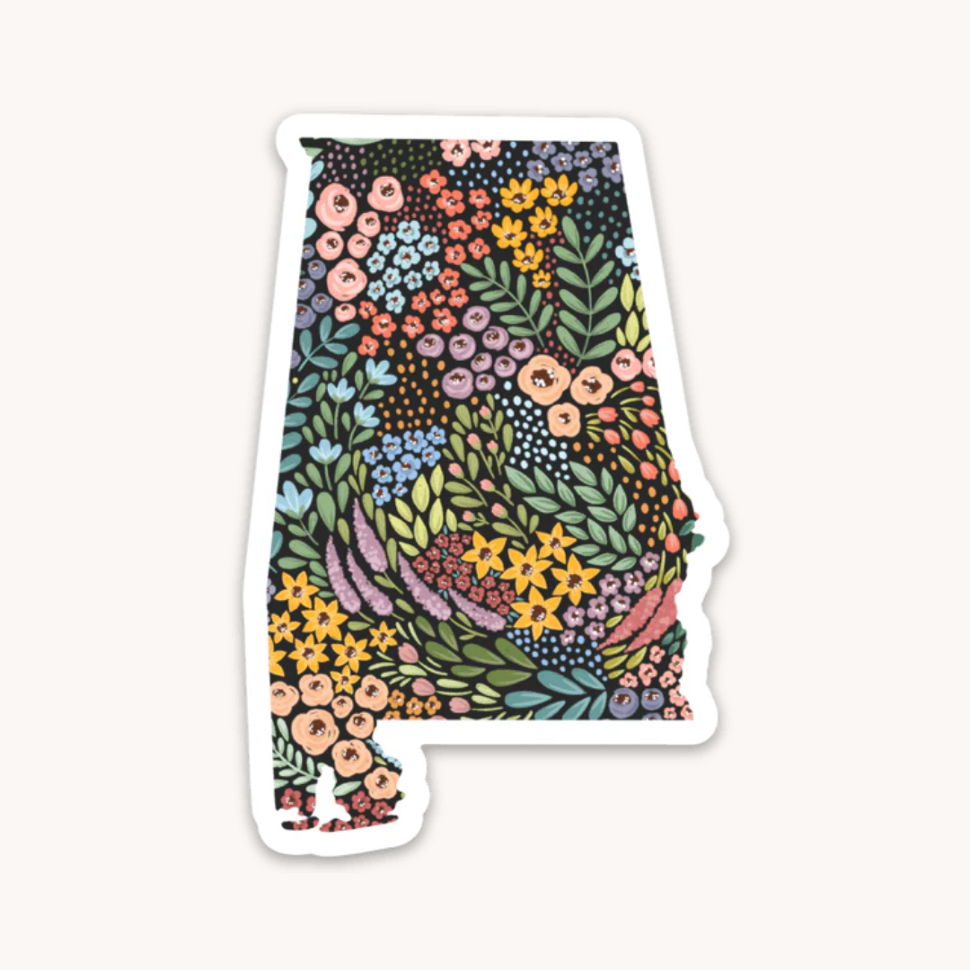 Waterproof Vinyl State Sticker, 3x2"