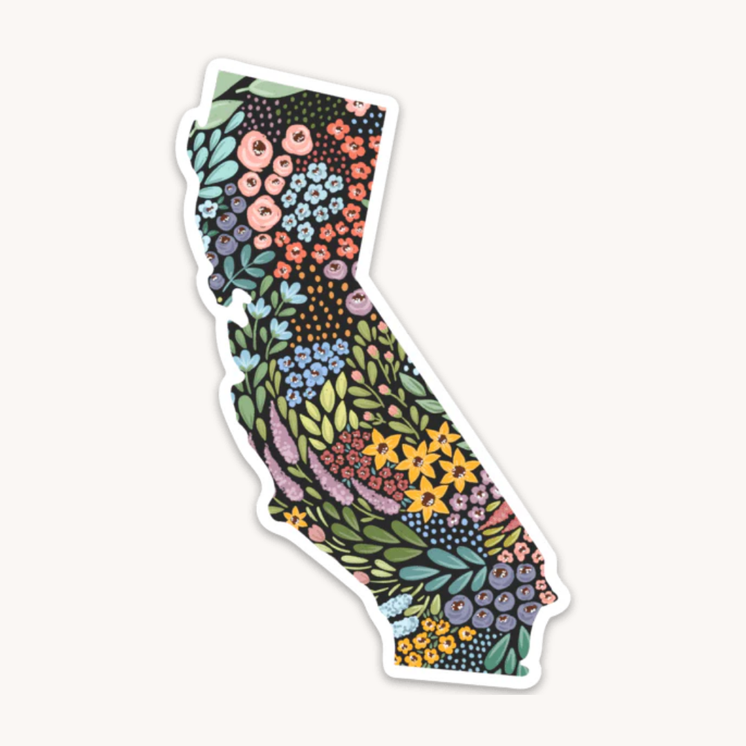 Waterproof Vinyl State Sticker, 3.25x2.5"