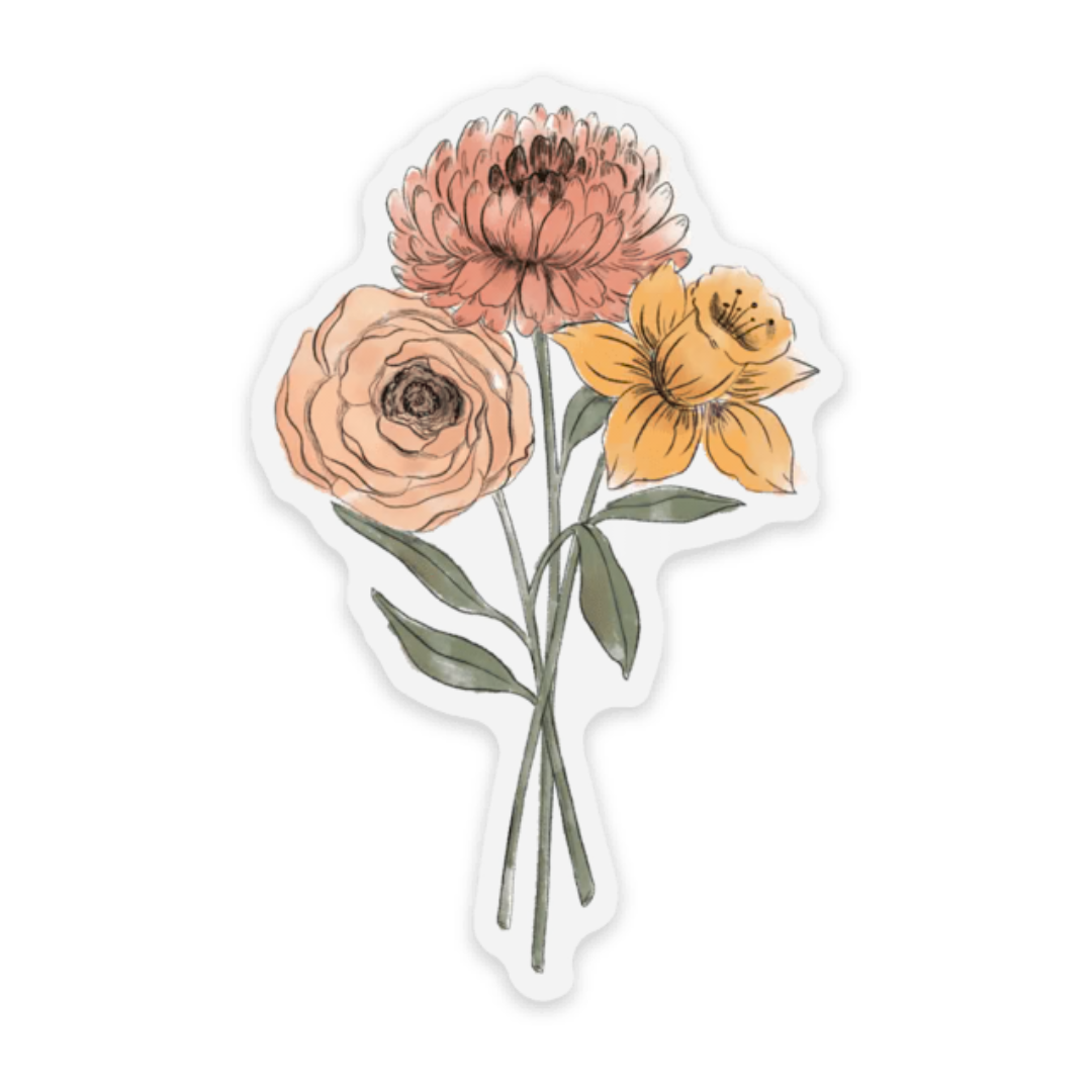 Clear Waterproof Vinyl Sticker, 3x2"