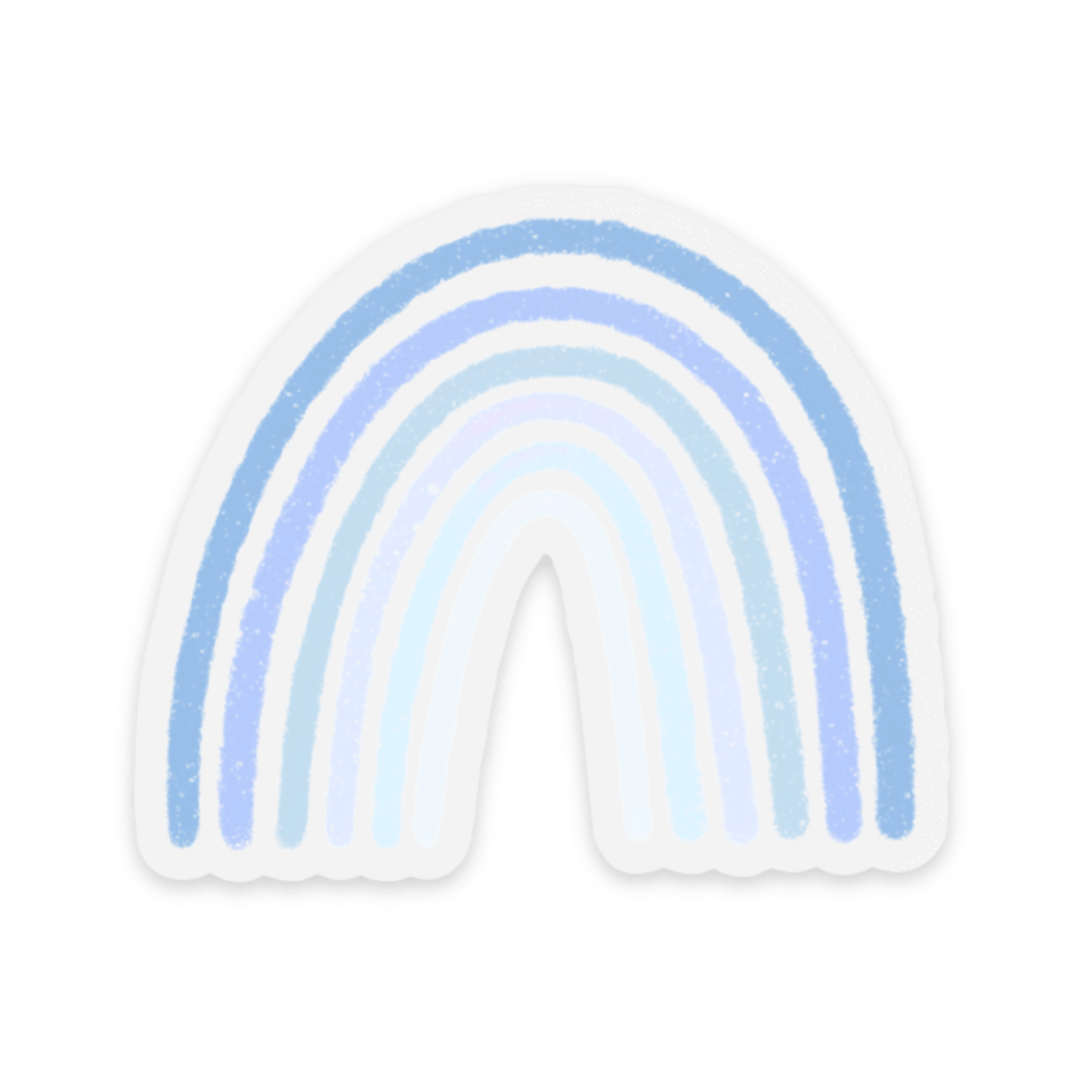 Clear Waterproof Vinyl Sticker, 2.5x2.5"