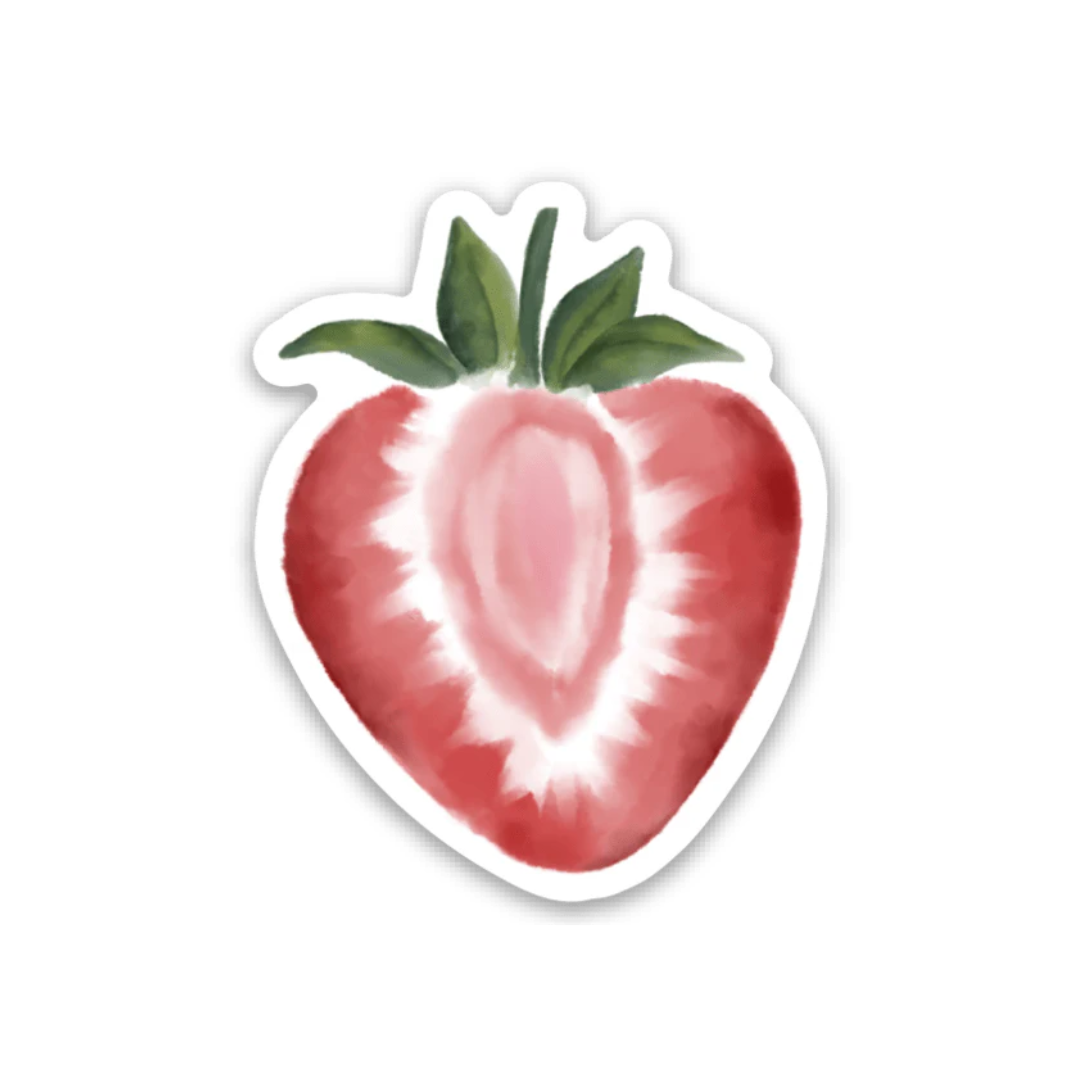 Waterproof Vinyl Sticker, 2x1.5"