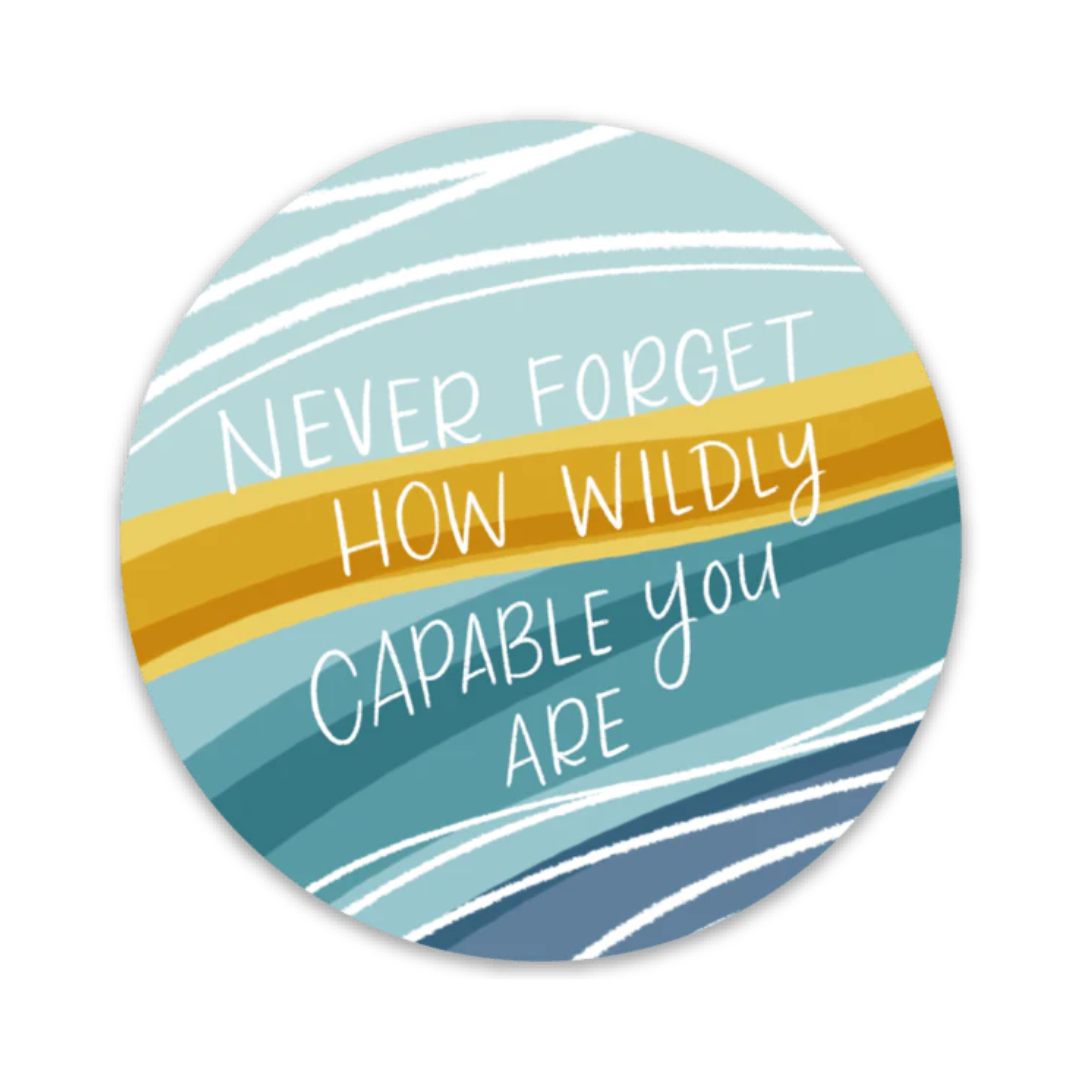 Waterproof Vinyl Sticker, 3x3"