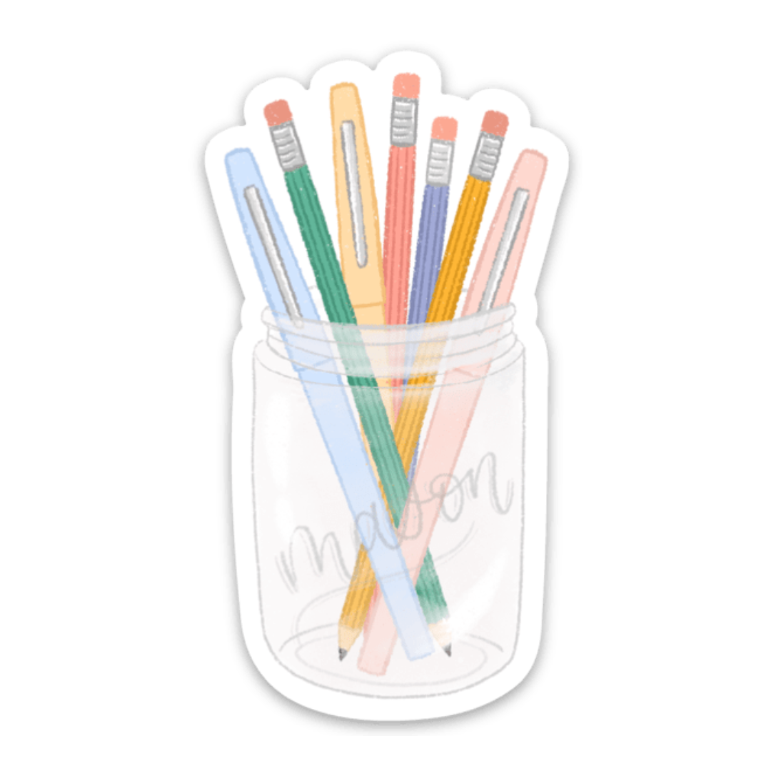 Waterproof Vinyl Sticker, 3x1.5"