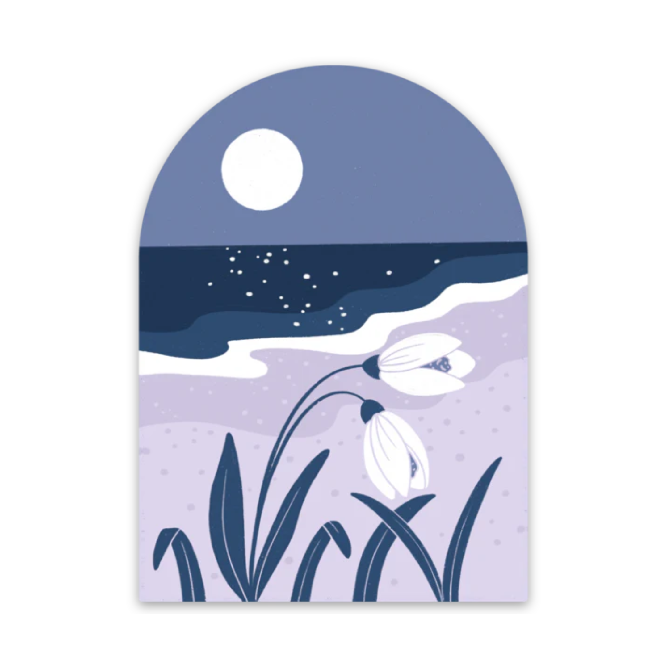 Waterproof Vinyl Sticker, 3x2"
