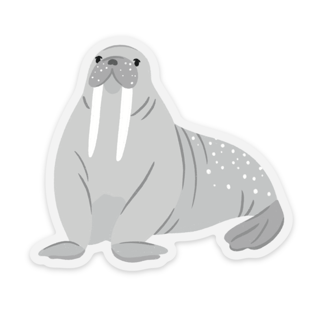 Clear Waterproof Vinyl Sticker 3.1×2.77"