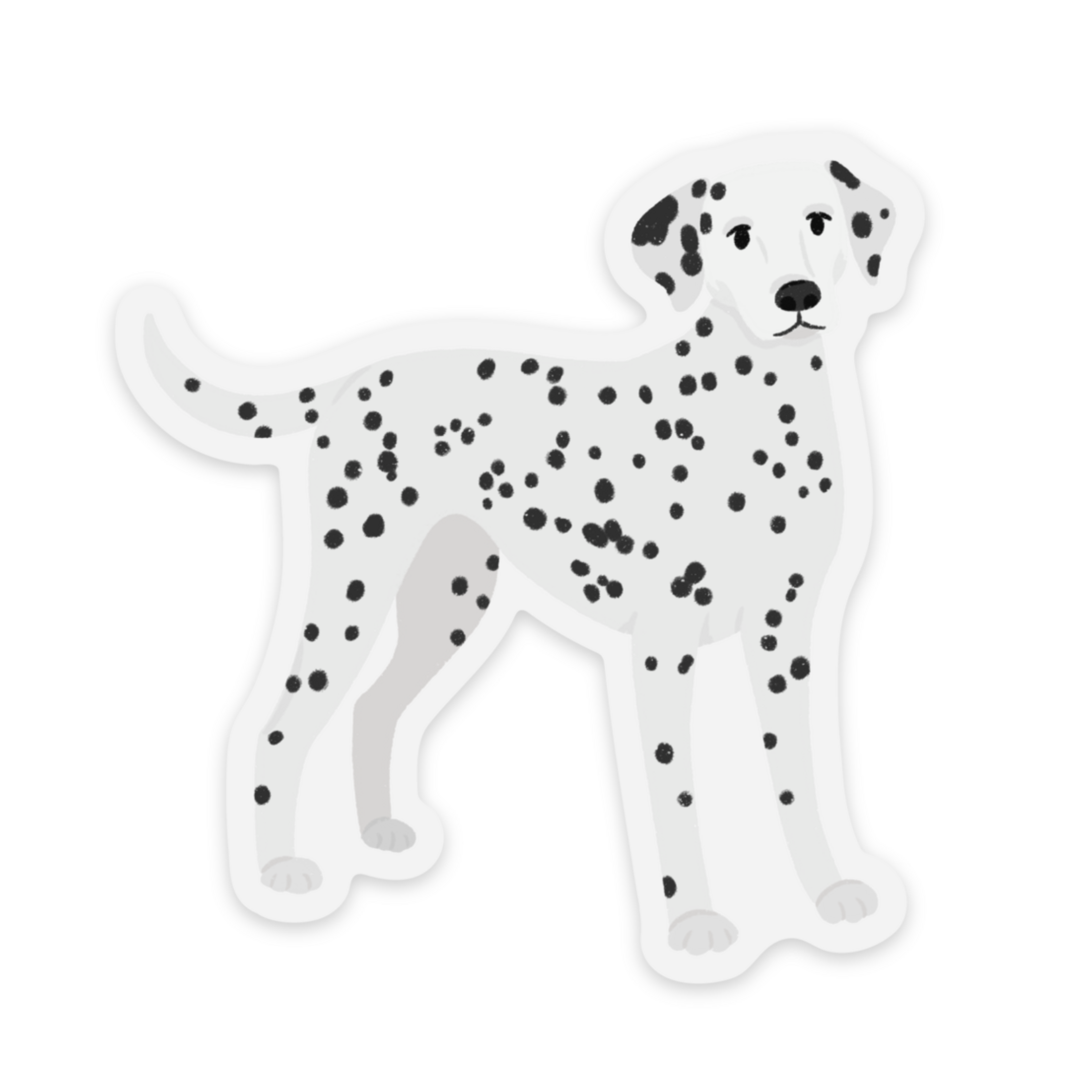 Clear Waterproof Vinyl Sticker 2.85×3"