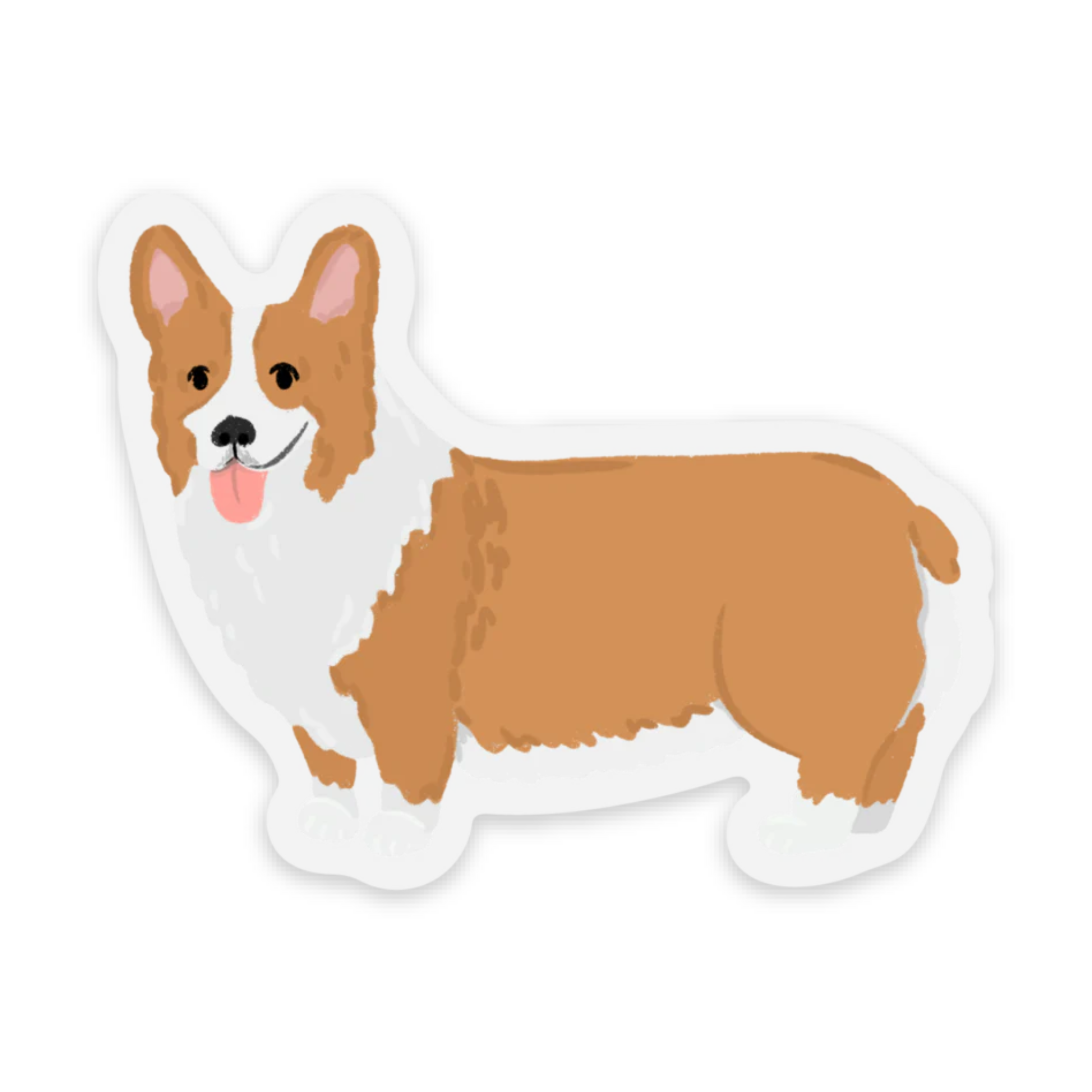 Clear Waterproof Vinyl Sticker 2.7×2.1"