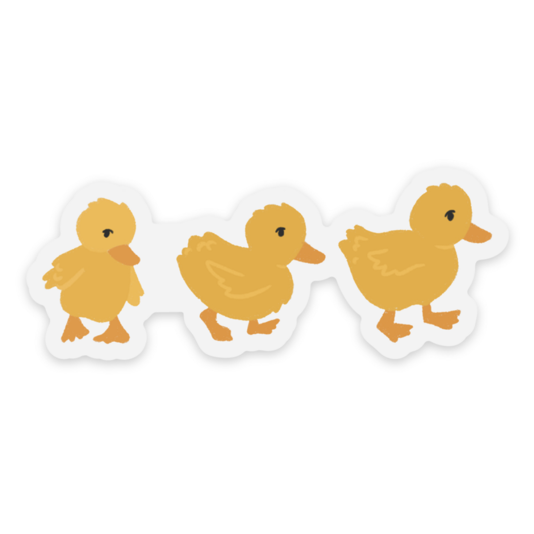 Clear Waterproof Vinyl Sticker 3x1.2"