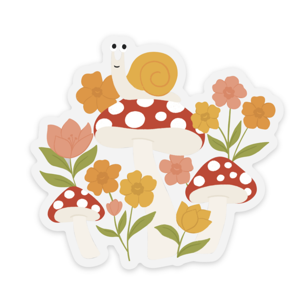 Clear Waterproof Vinyl Sticker 3x2.8"