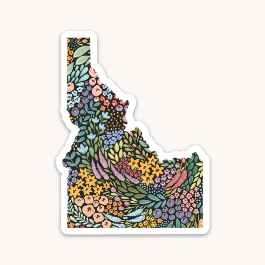 Waterproof Vinyl State Sticker, 3.25x2.25"