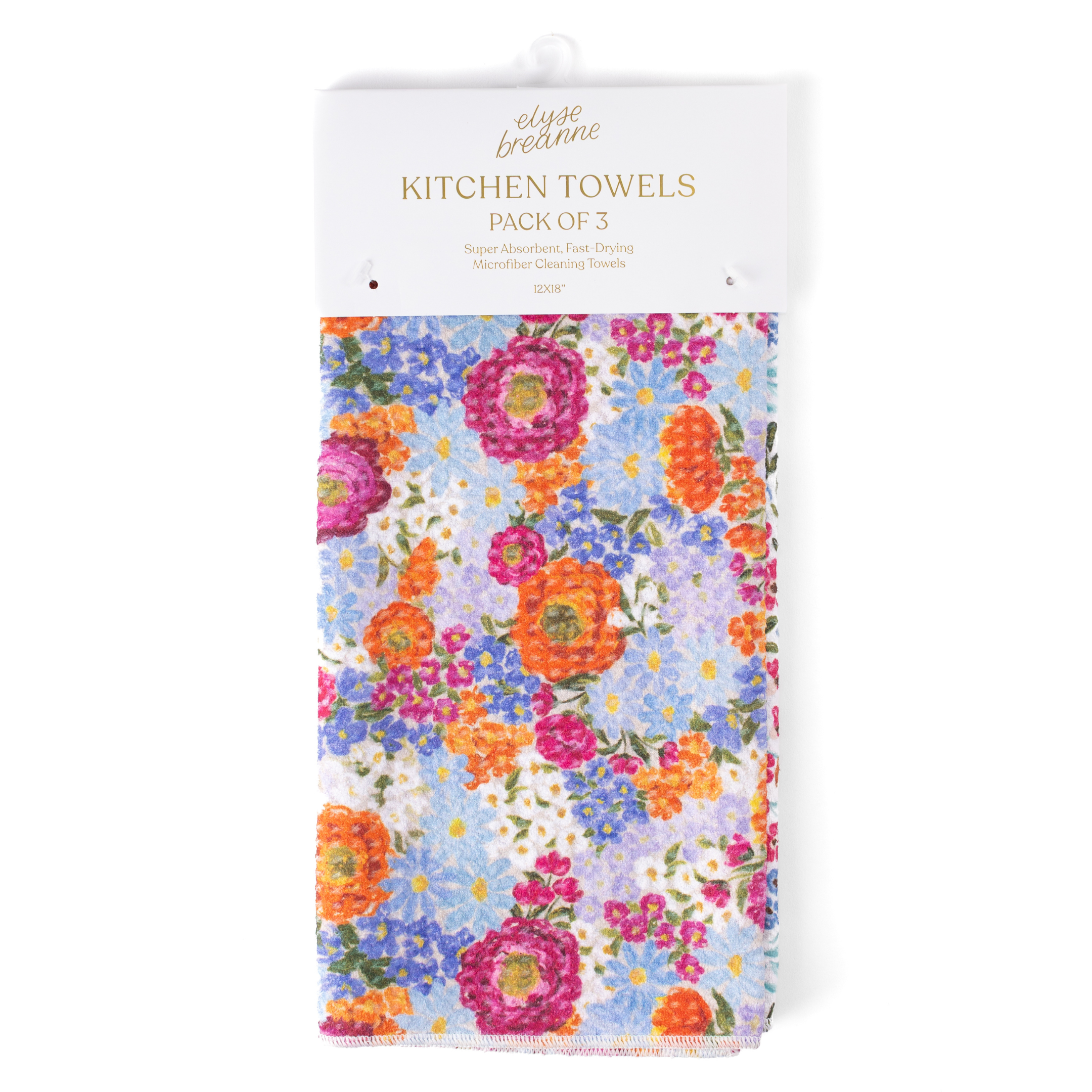Pack of 3 Microfiber Kitchen Towels