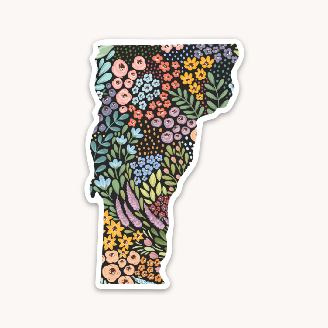 Waterproof Vinyl State Sticker, 3.25x2"