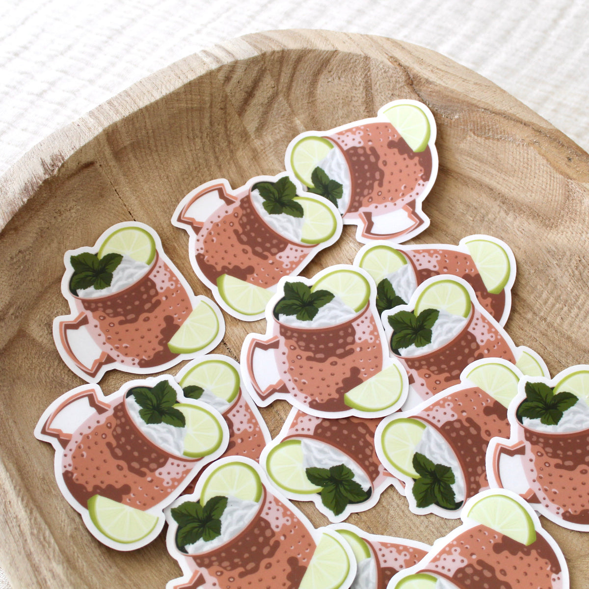 Waterproof Vinyl Sticker, 3x2.75"