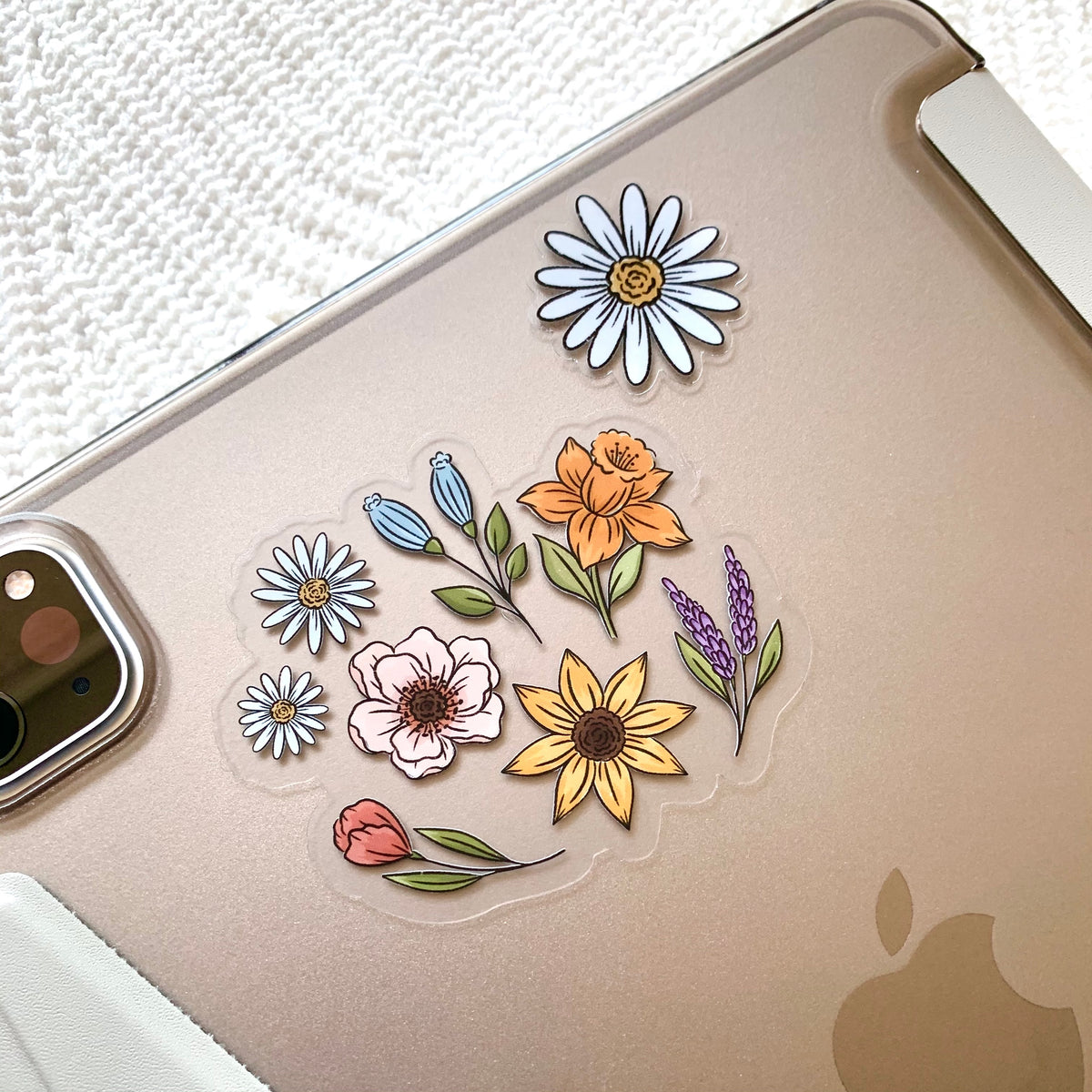 Clear Waterproof Vinyl Sticker, 3x2.5"