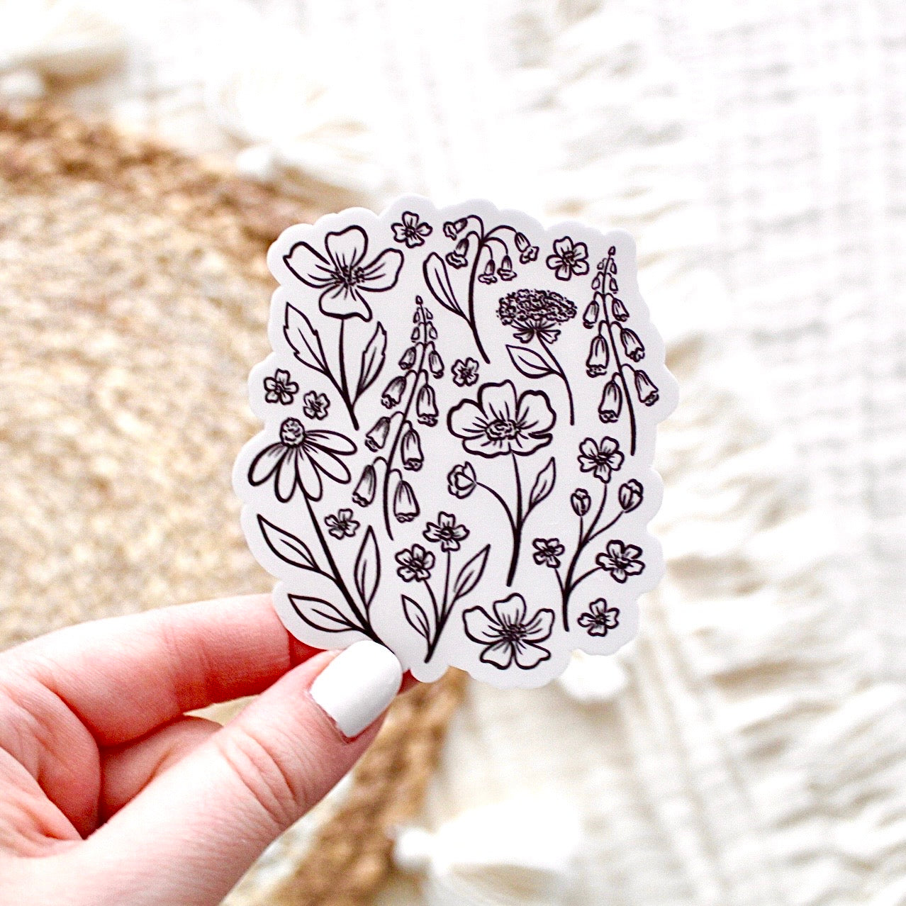 Waterproof Vinyl Sticker, 3x2.75"