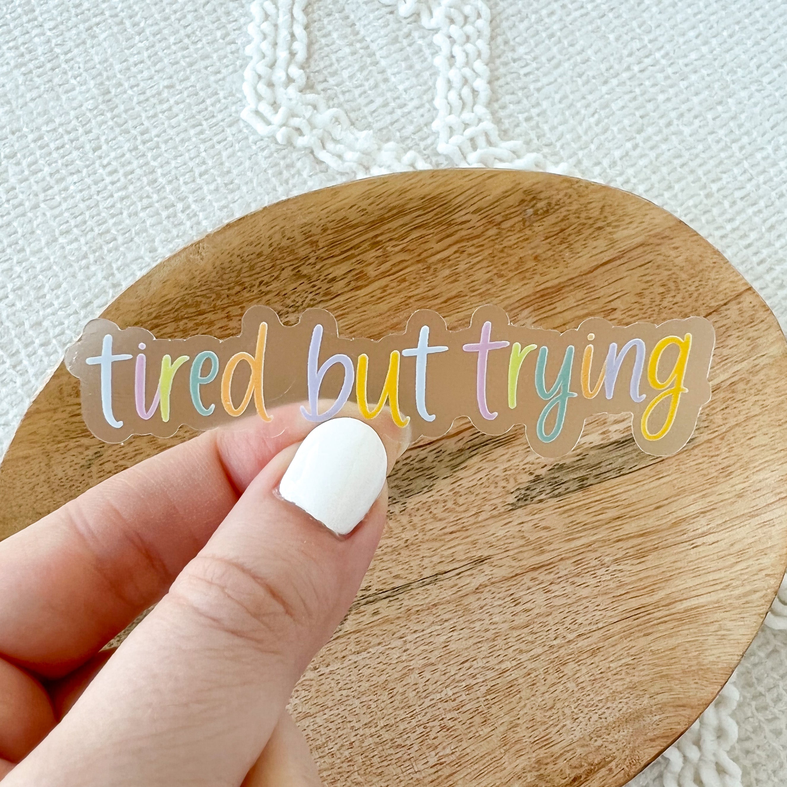 Waterproof Vinyl Sticker, 0.75x3.5"