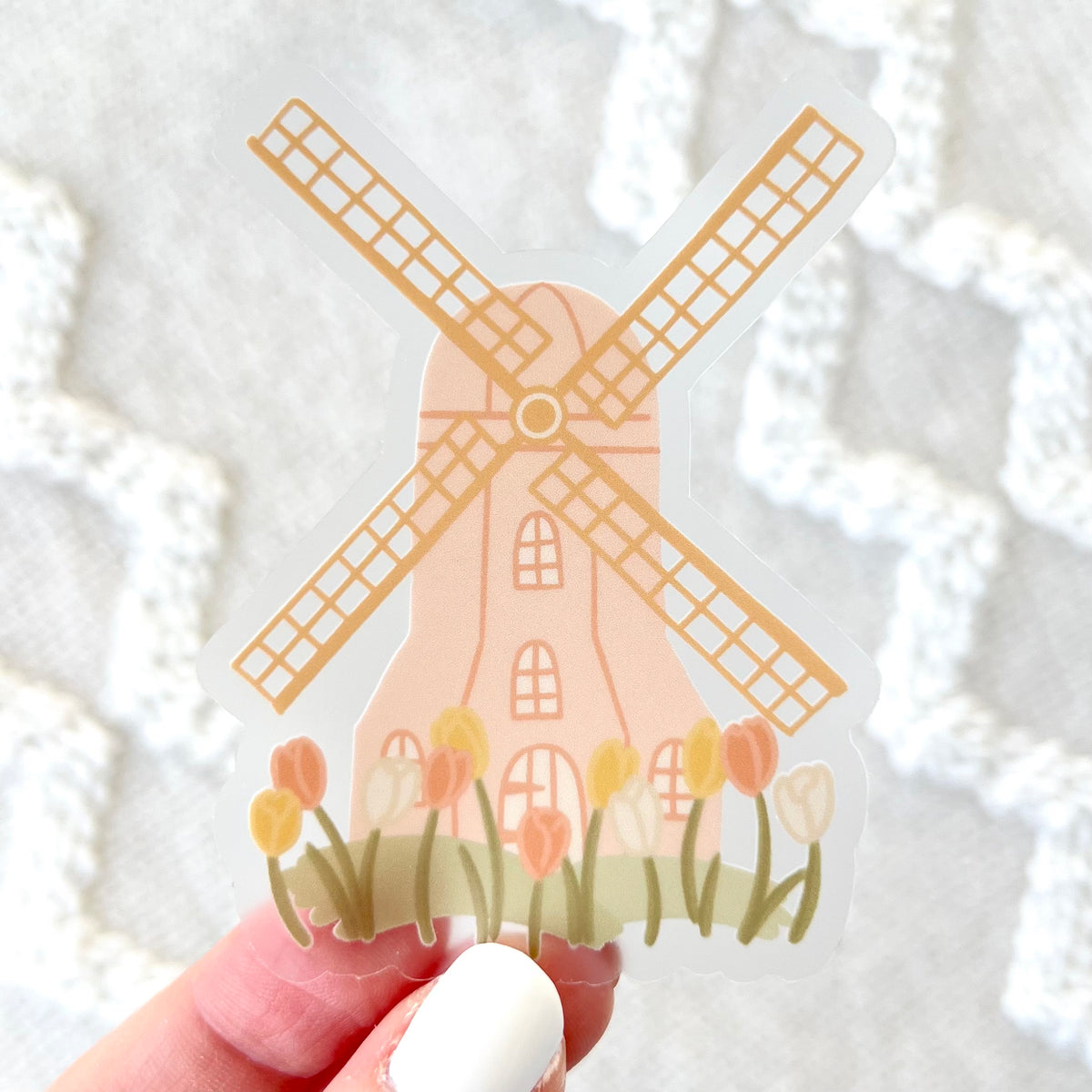 Waterproof Vinyl Sticker, 3x2.25"