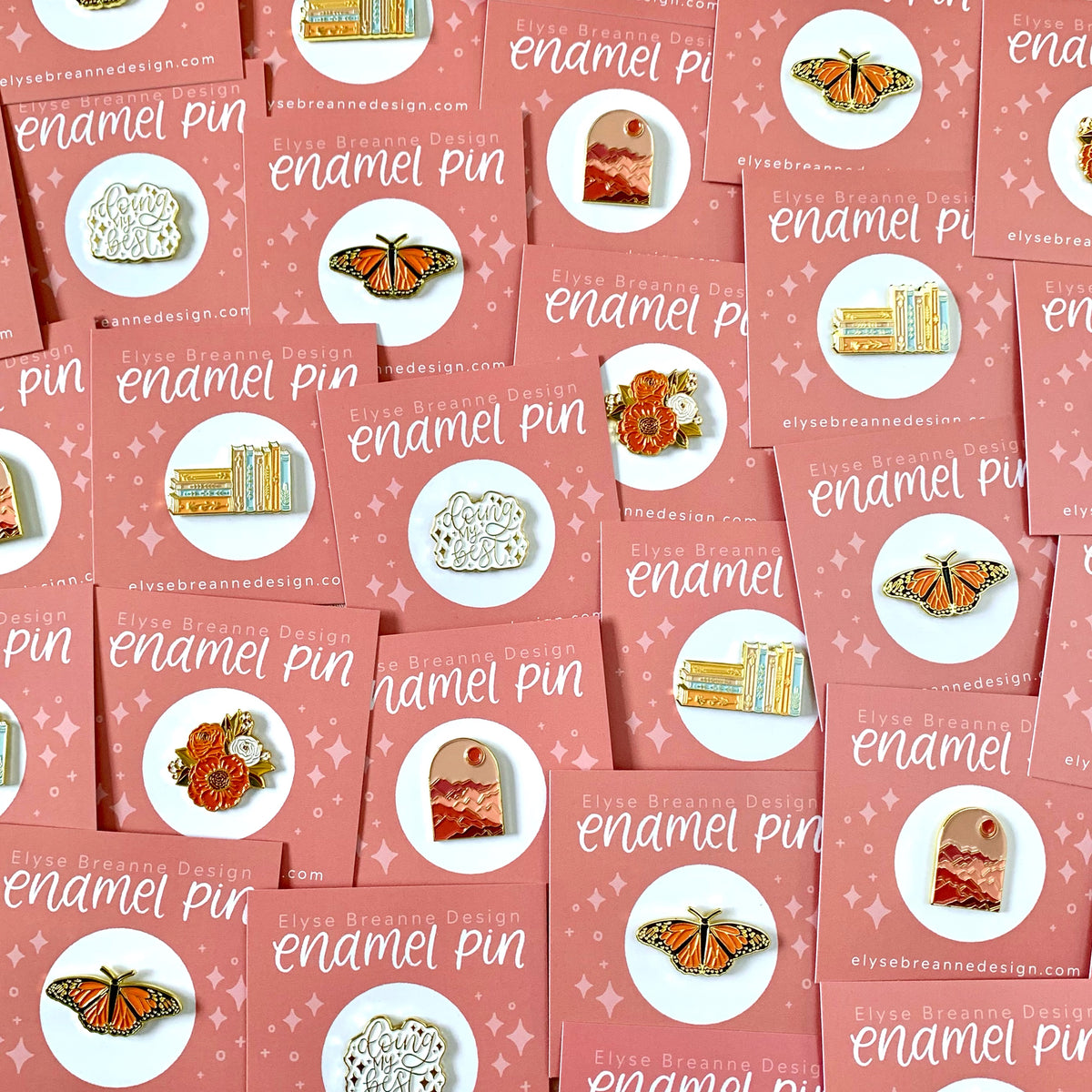 Enamel Pin, 1x1"