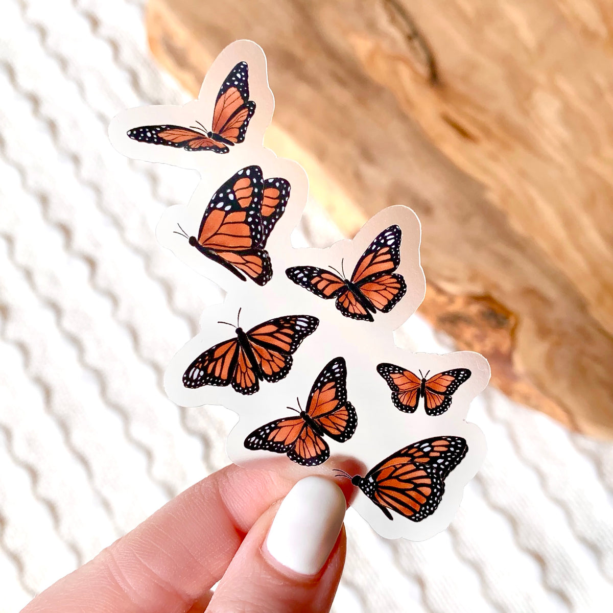 Clear Waterproof Vinyl Sticker, 3.5x2"